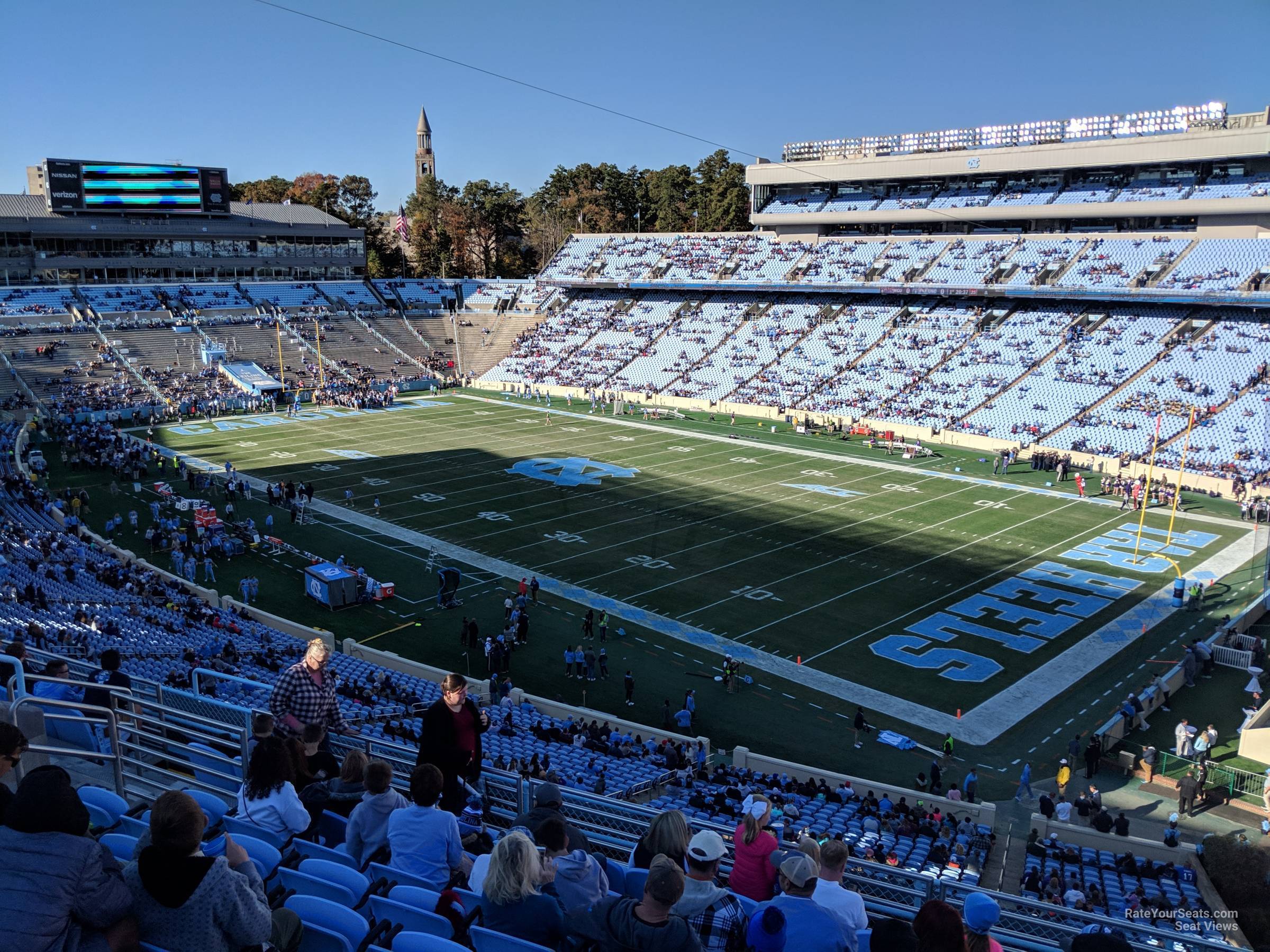 section 231, row k seat view  - kenan memorial stadium