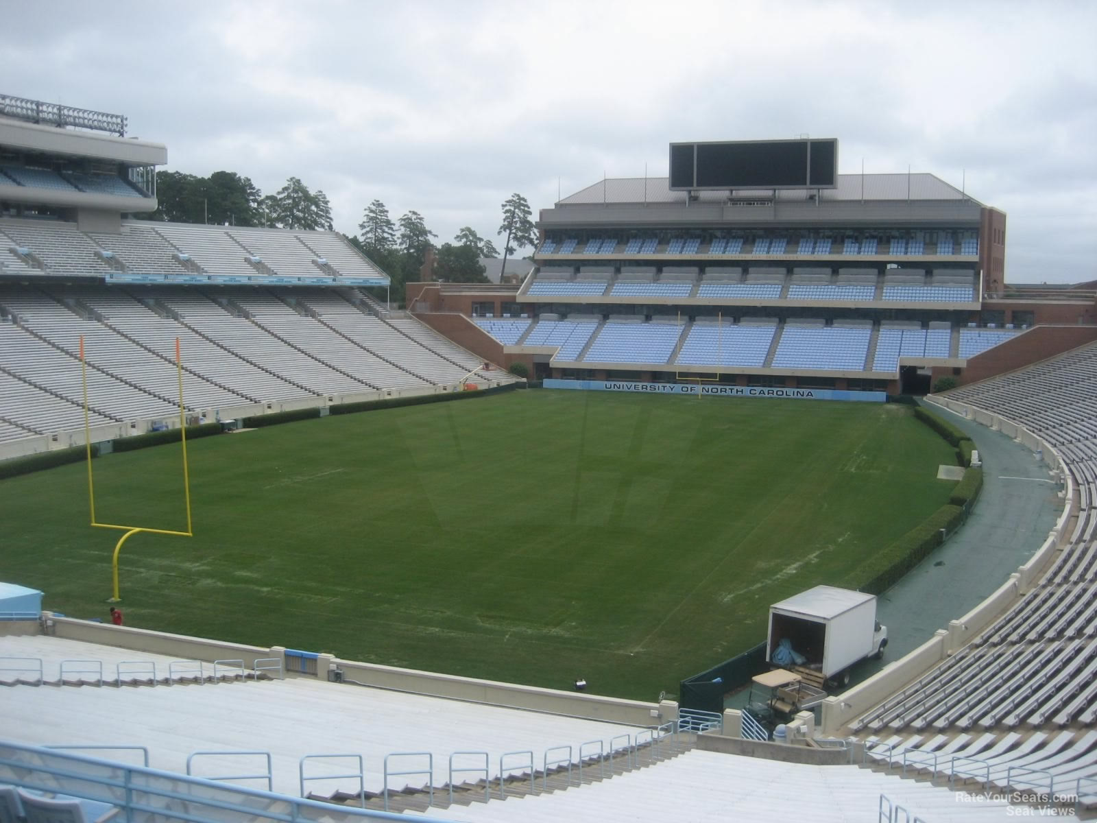 kenan memorial stadium section 119 rateyourseats com kenan stadium seating chart seat numbers