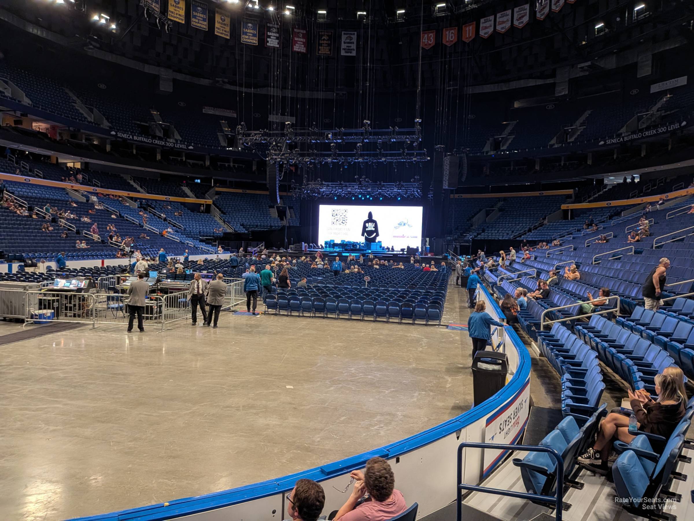 section 121, row 6 seat view  for concert - keybank center