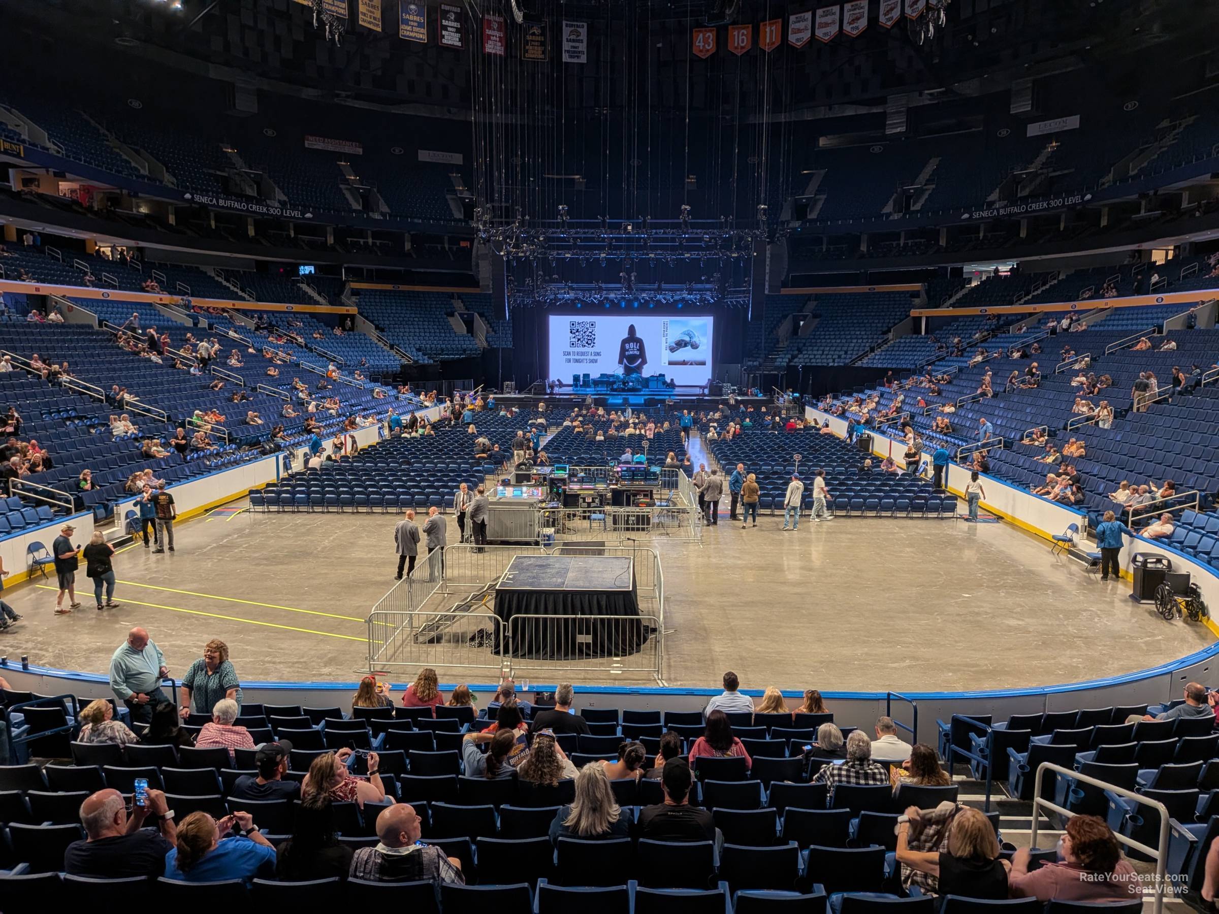 section 123, row 14 seat view  for concert - keybank center