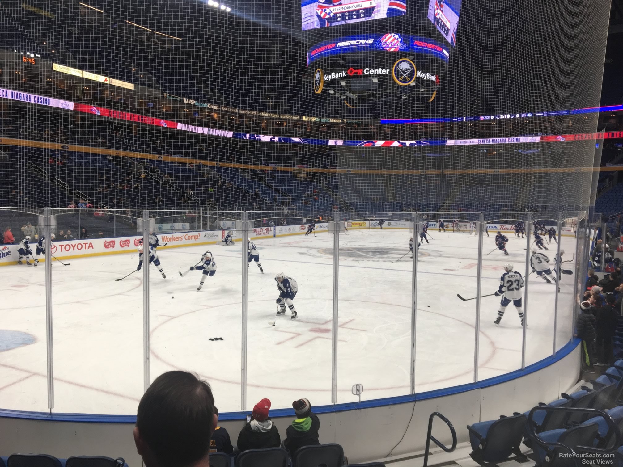 section 109, row 4 seat view  for hockey - keybank center