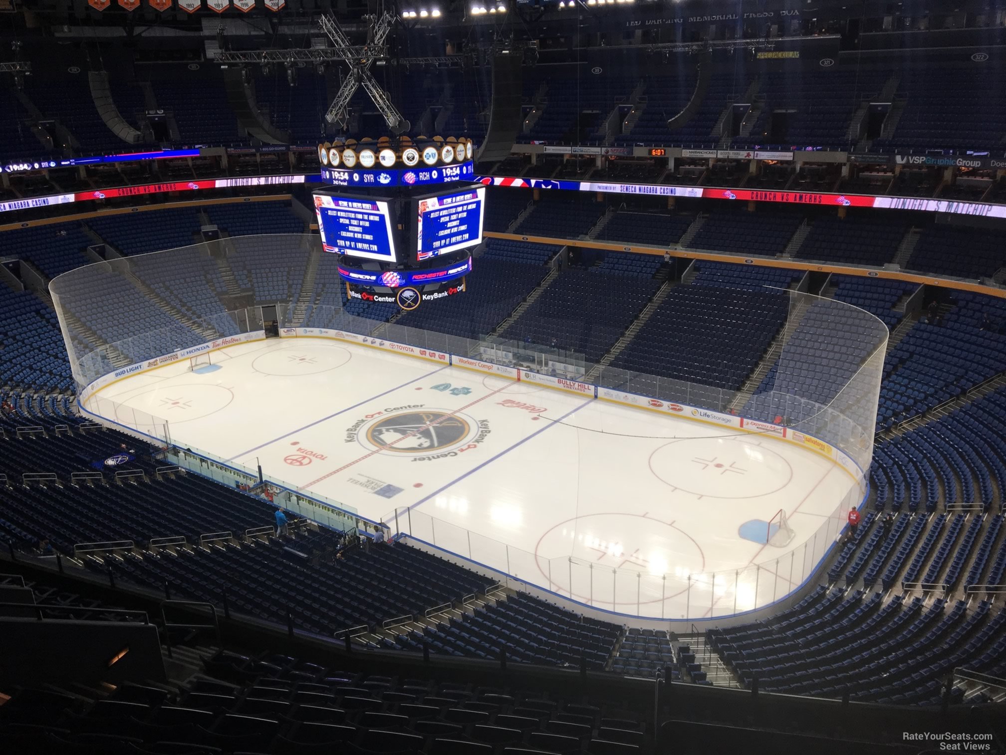 section 302, row 13 seat view  for hockey - keybank center
