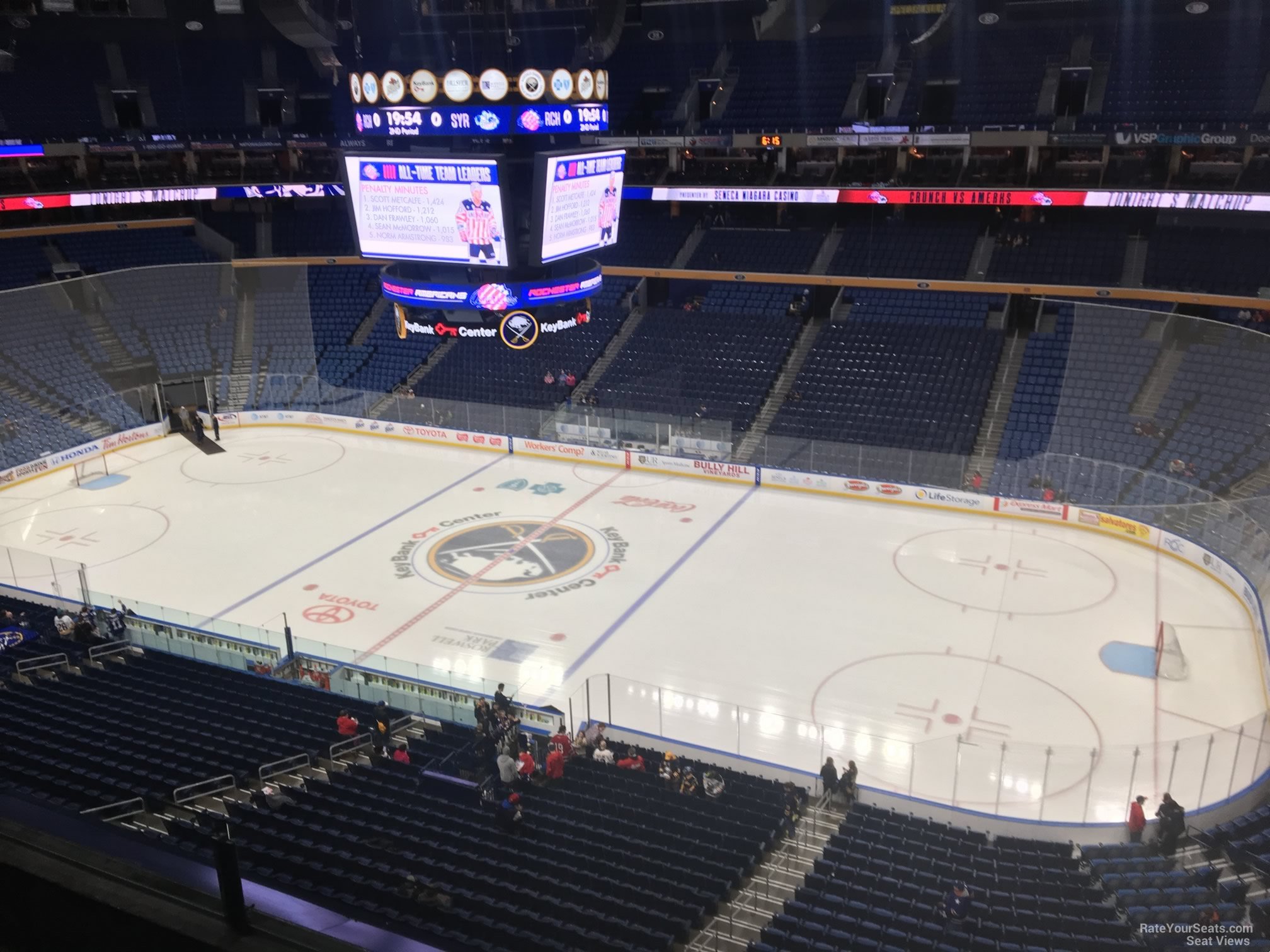 section 304, row 4 seat view  for hockey - keybank center
