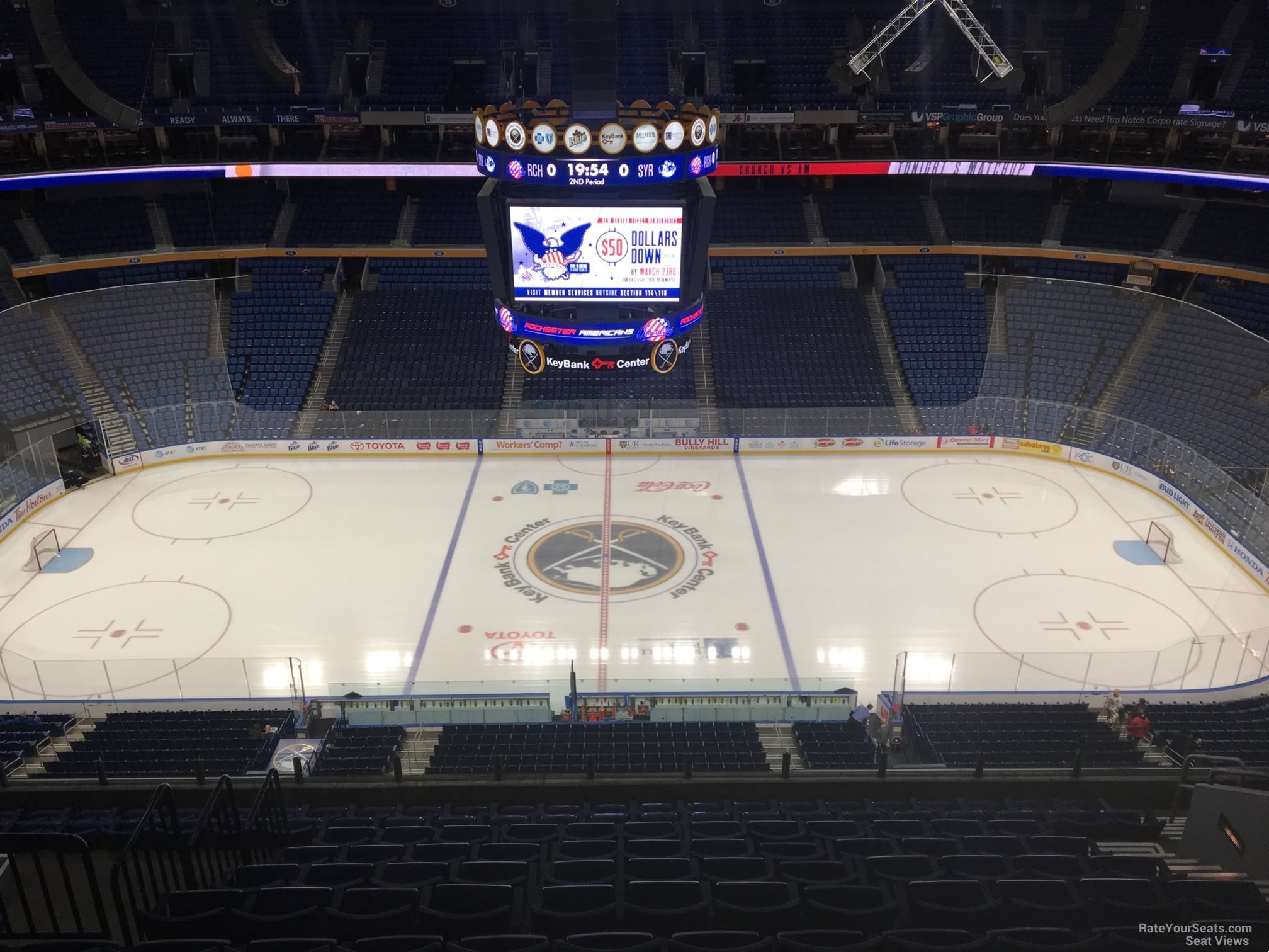 Rinkside VIP at KeyBank Center 