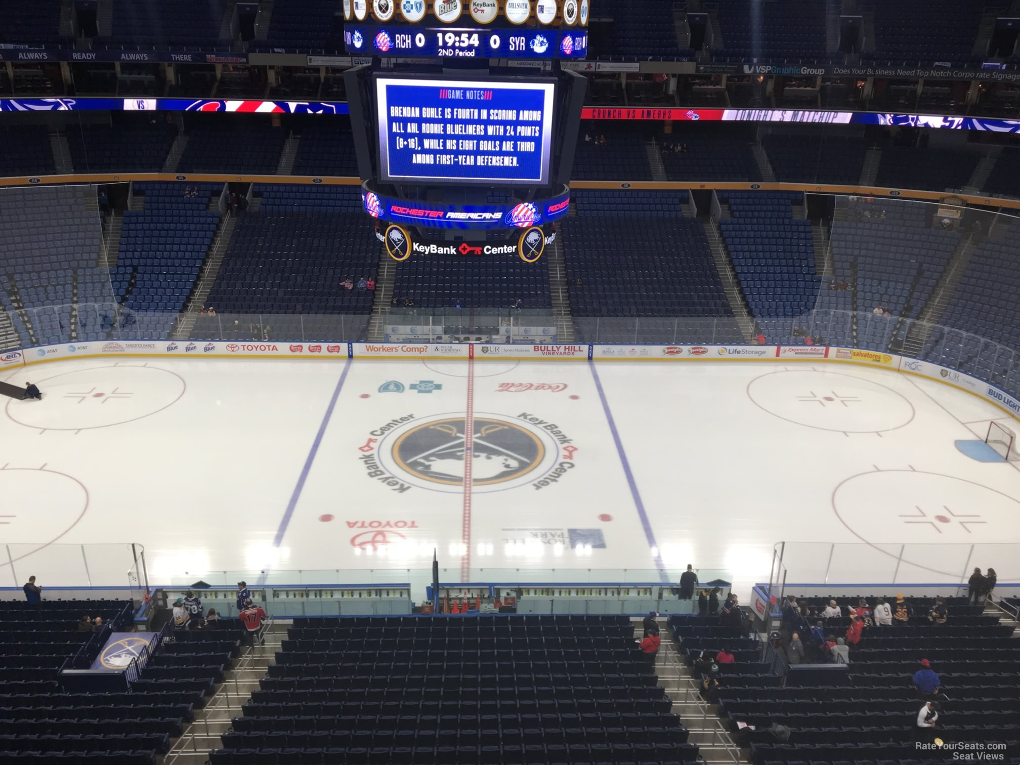 section 306, row 4 seat view  for hockey - keybank center