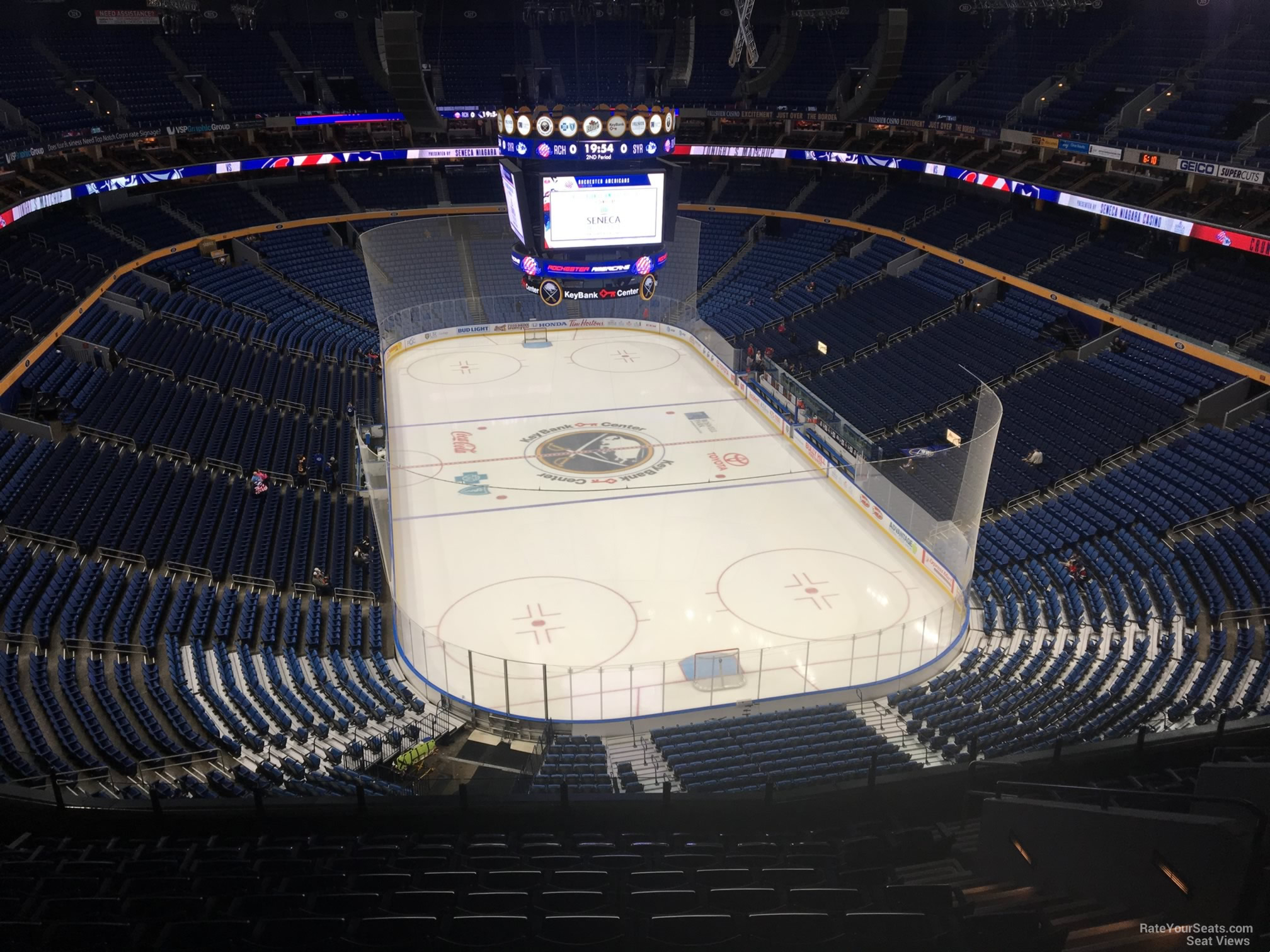 section 314, row 13 seat view  for hockey - keybank center