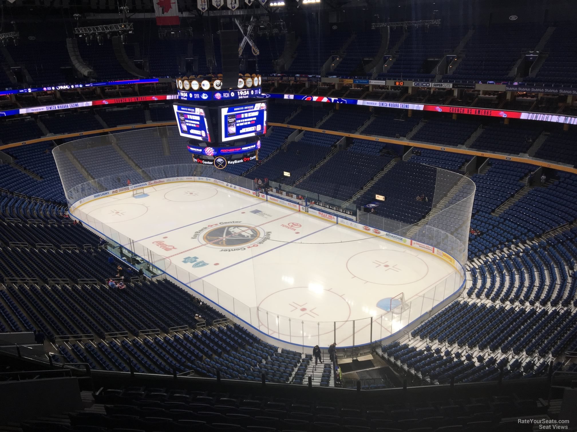 section 316, row 13 seat view  for hockey - keybank center