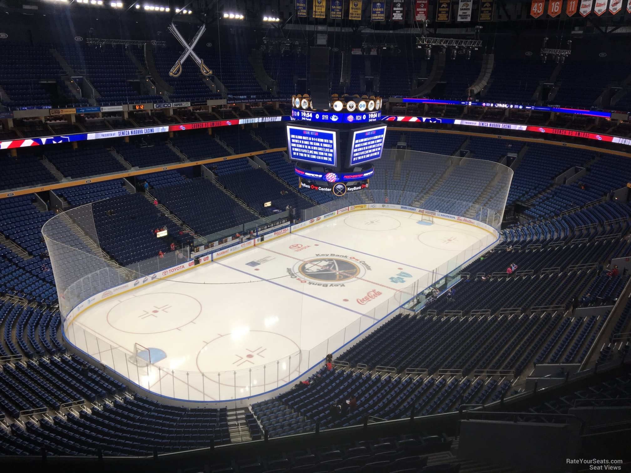 section 324, row 13 seat view  for hockey - keybank center