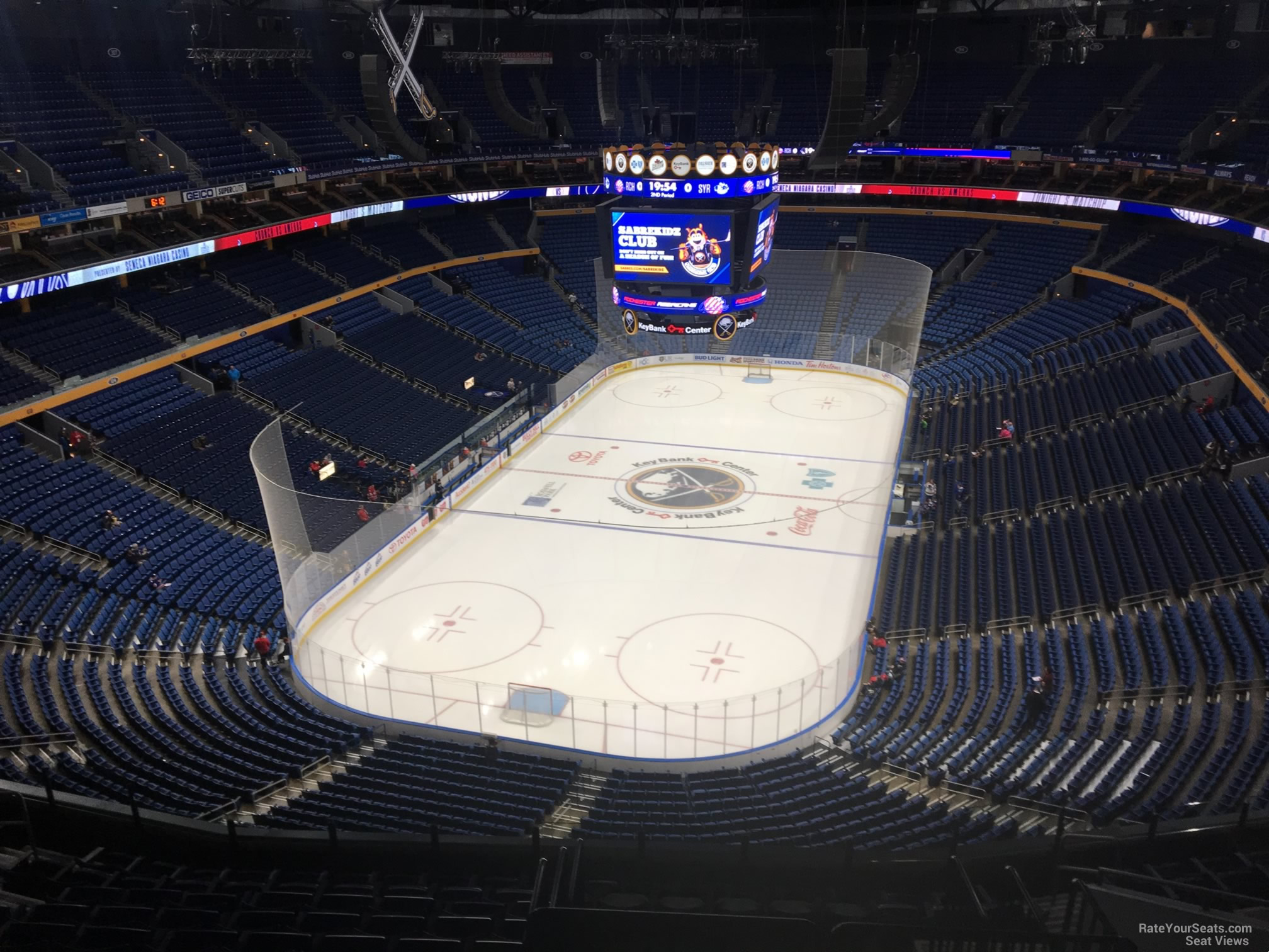 section 326, row 13 seat view  for hockey - keybank center