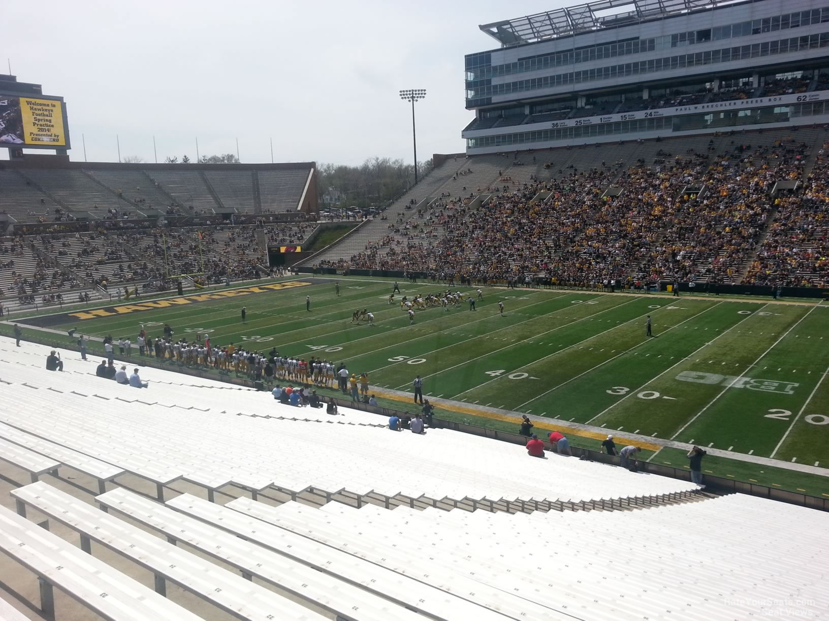 section 103, row 42 seat view  - kinnick stadium