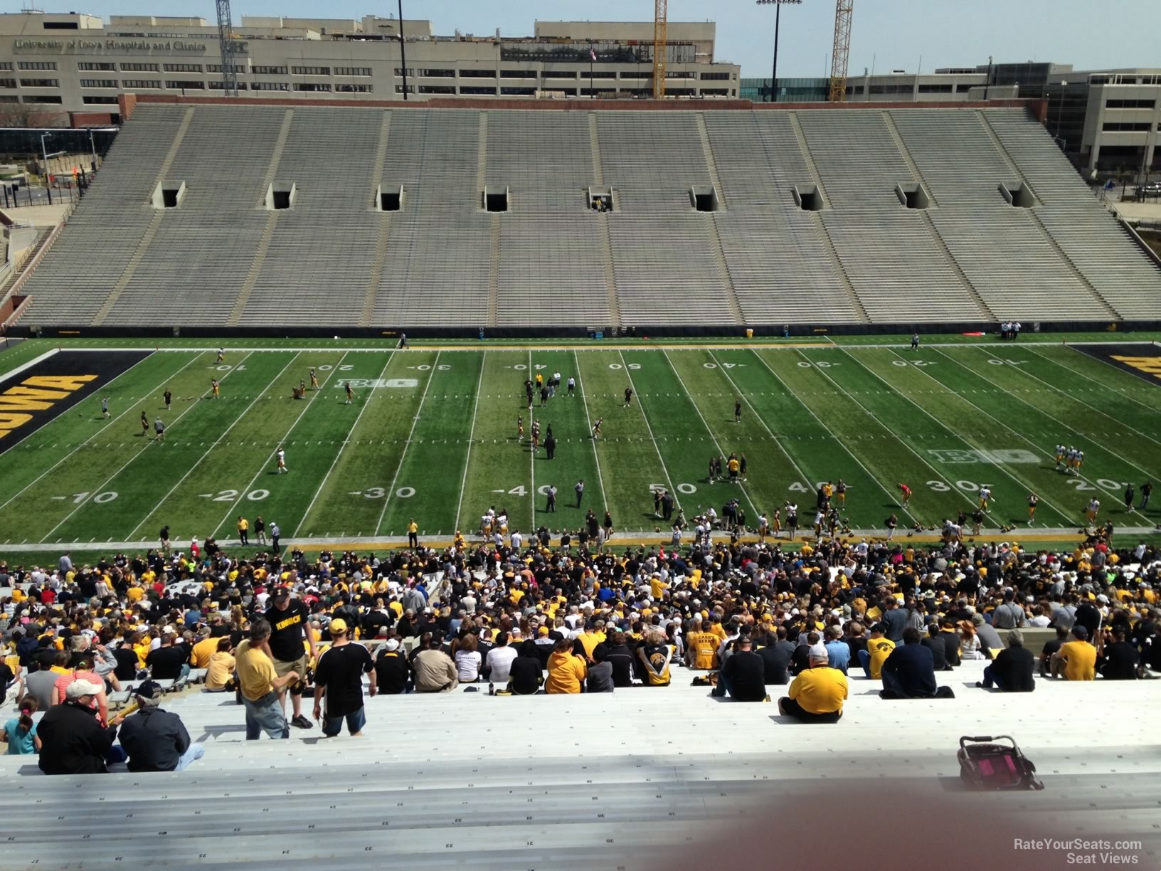 section 127, row 77 seat view  - kinnick stadium
