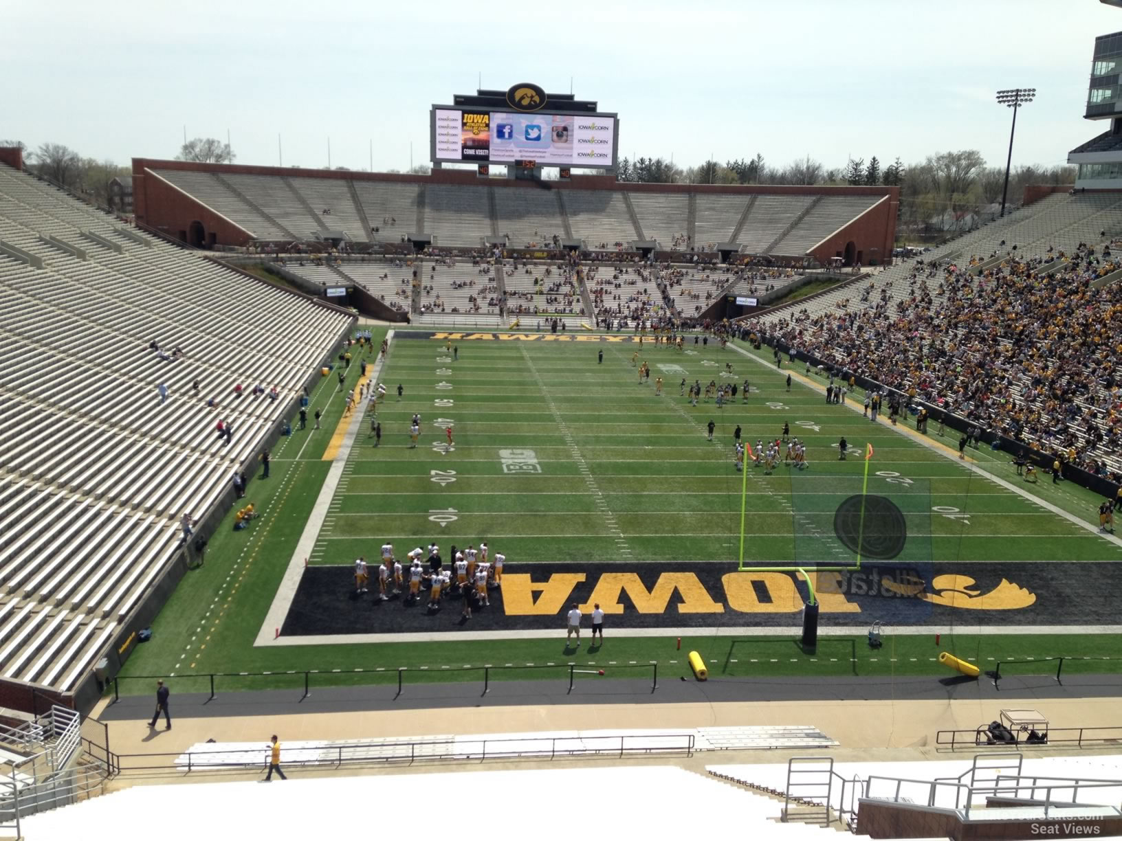 section 136, row 24 seat view  - kinnick stadium