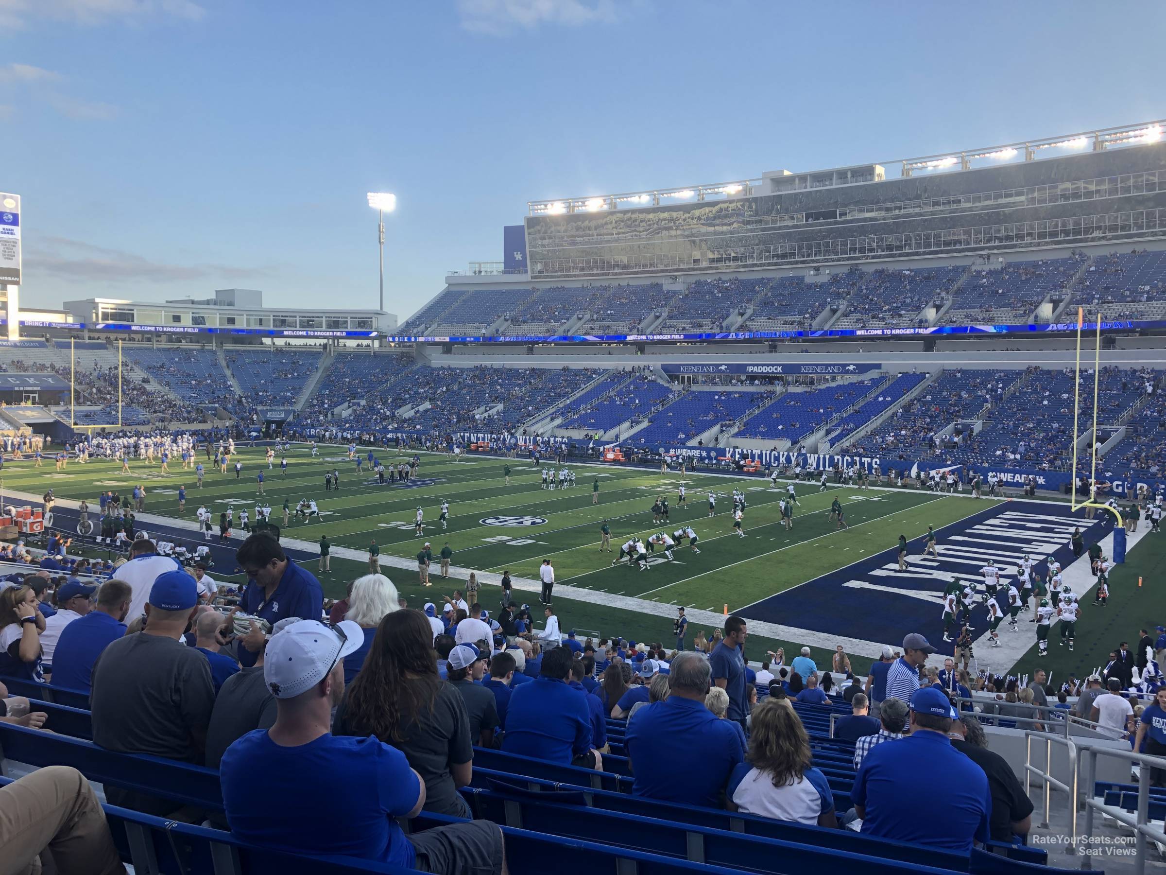 section 10, row 35 seat view  - kroger field