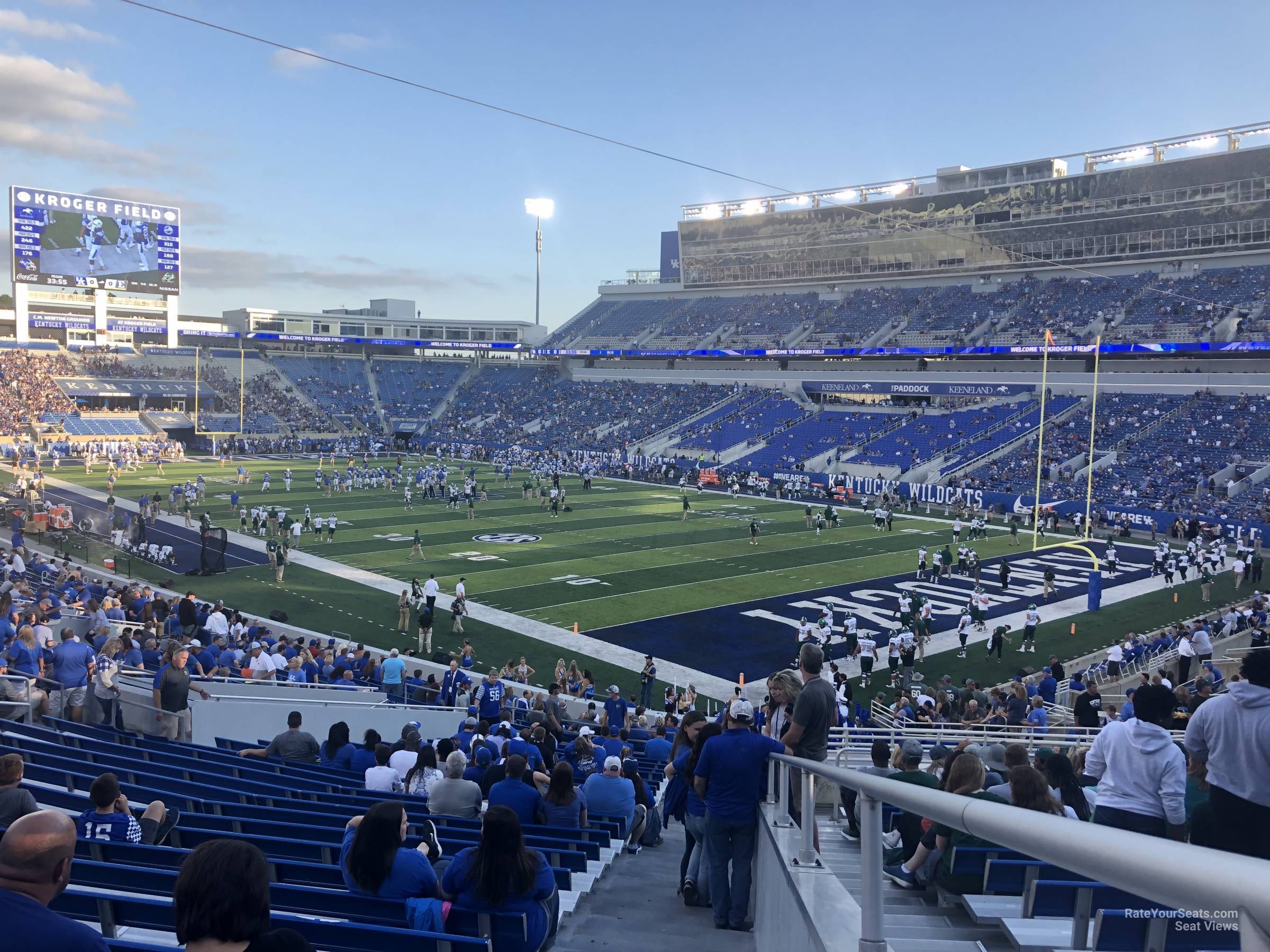 section 11, row 35 seat view  - kroger field