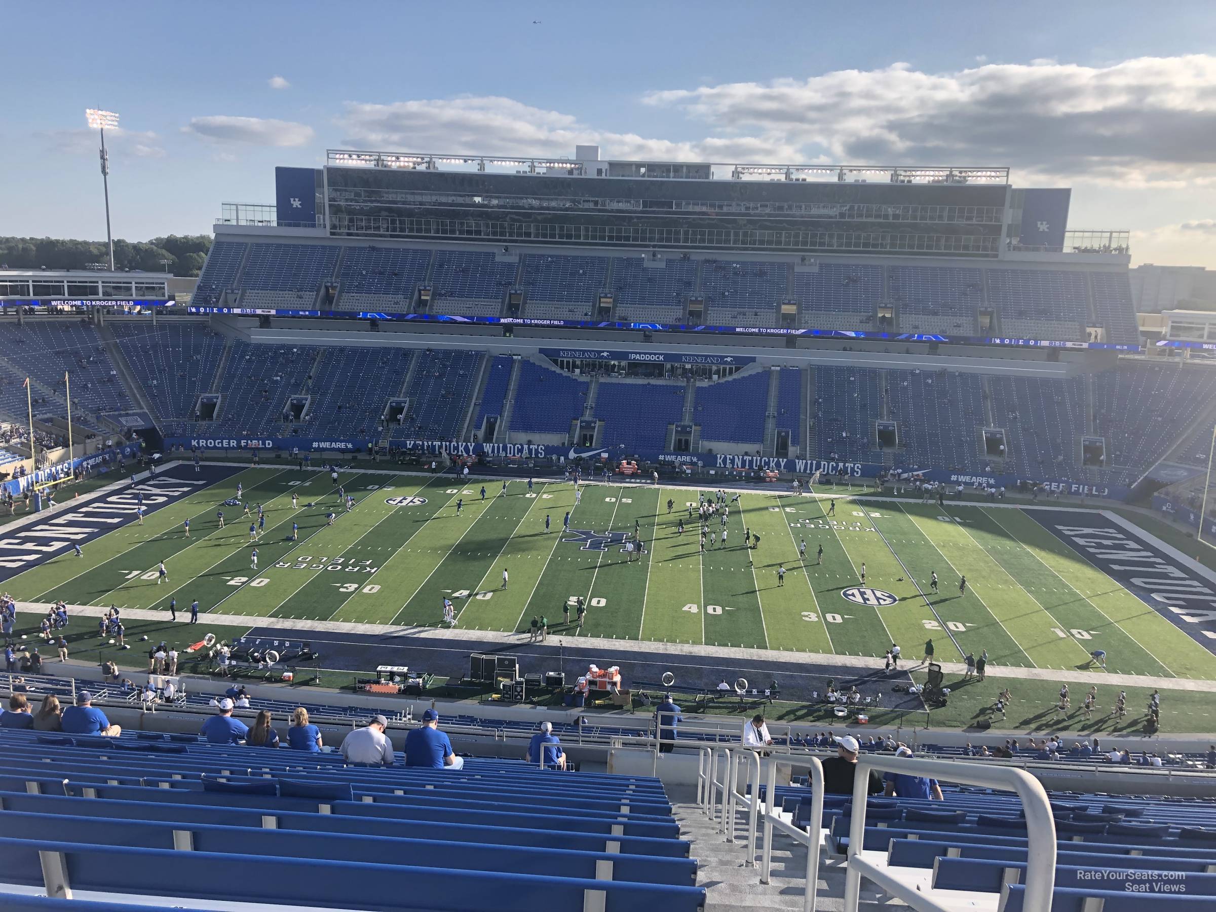 section 206, row 25 seat view  - kroger field