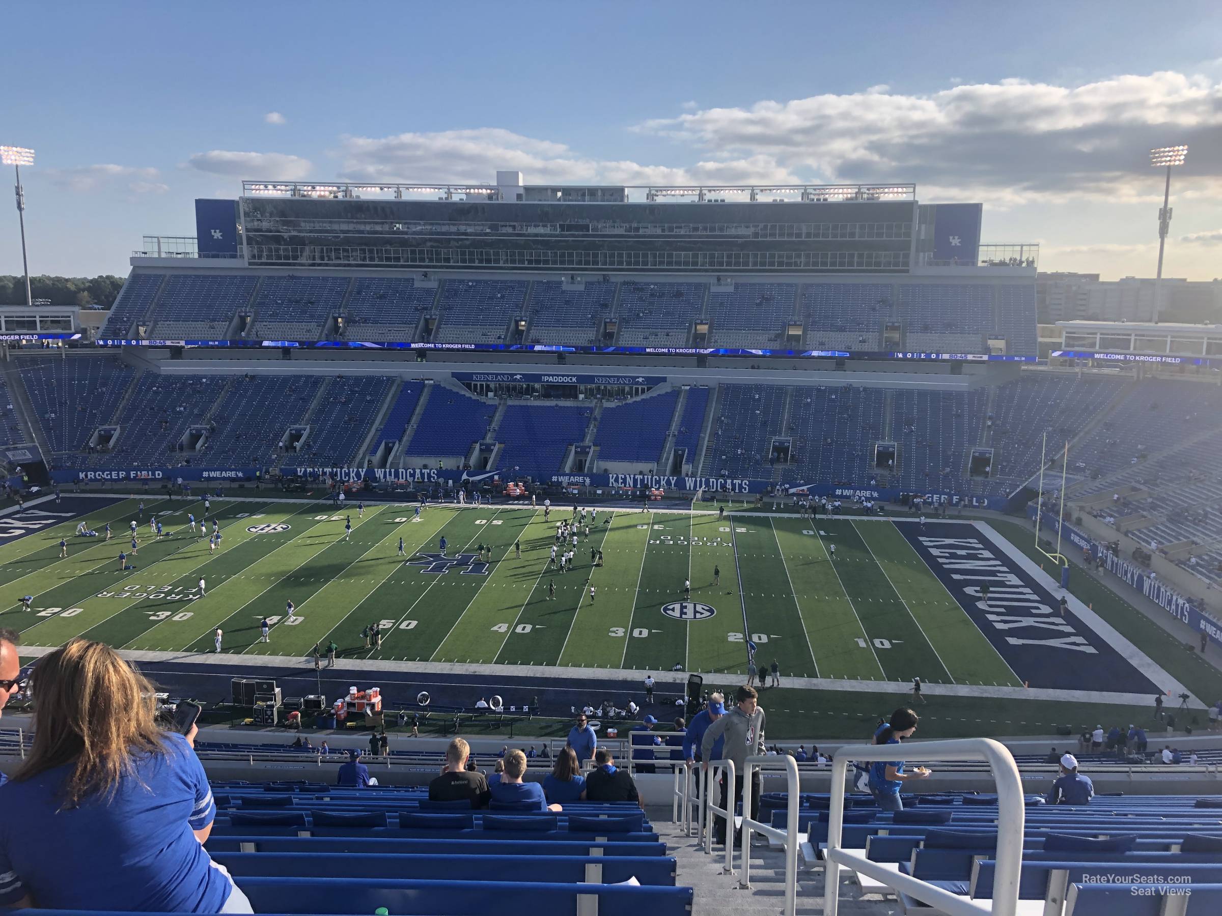 section 207, row 25 seat view  - kroger field
