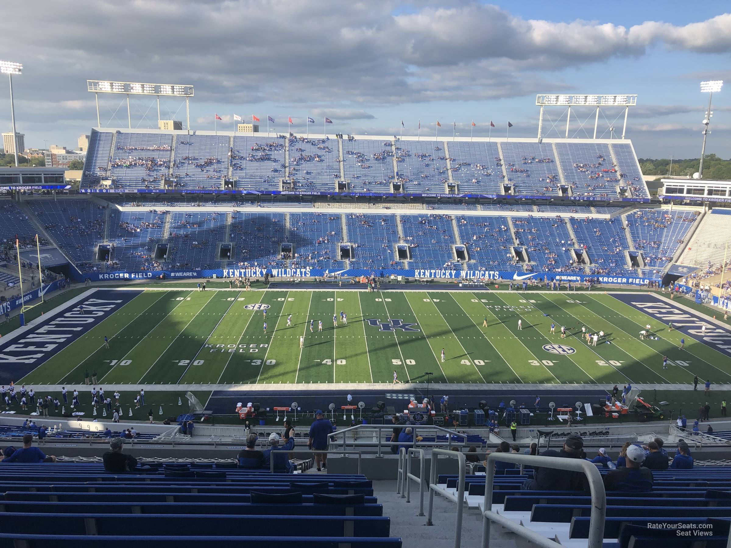 section 225, row 25 seat view  - kroger field