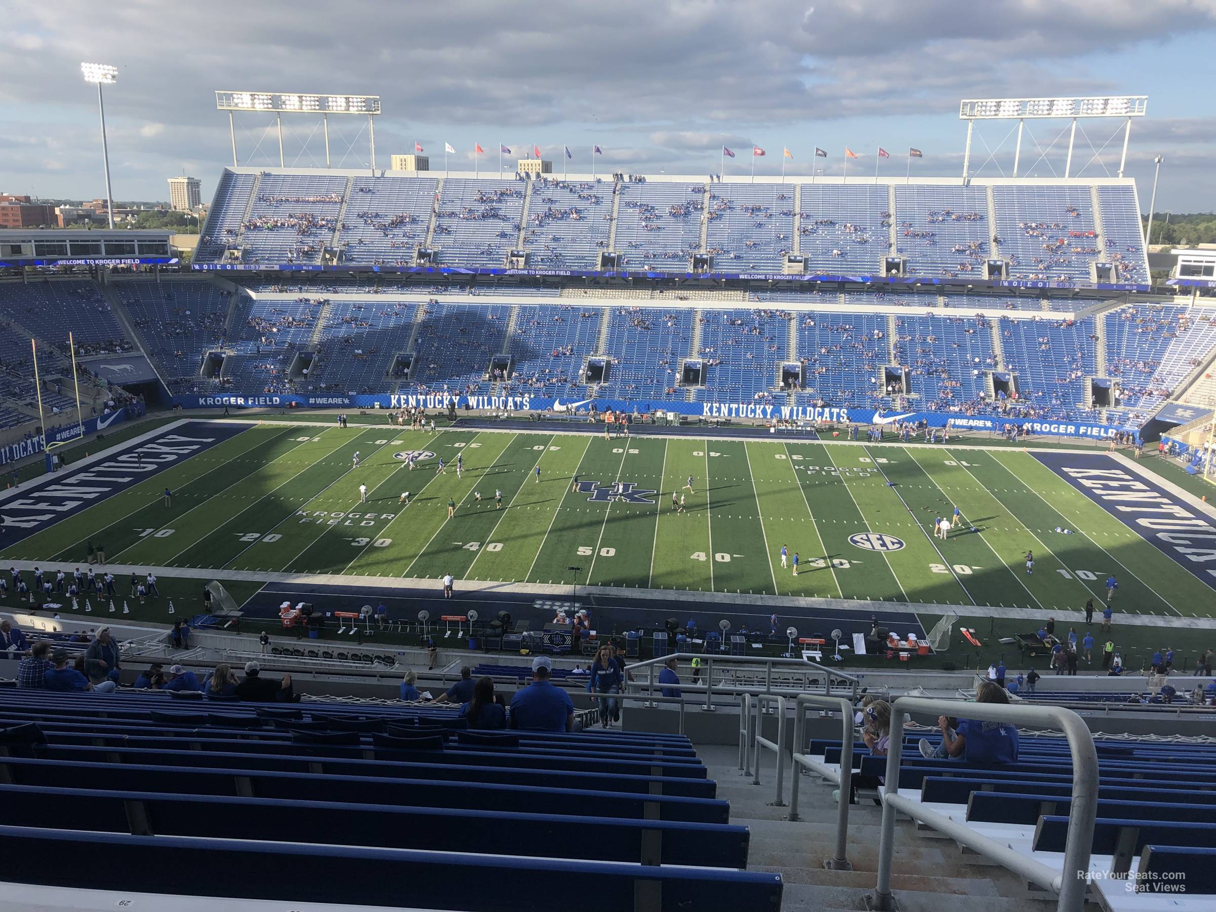 section 226, row 25 seat view  for football - kroger field