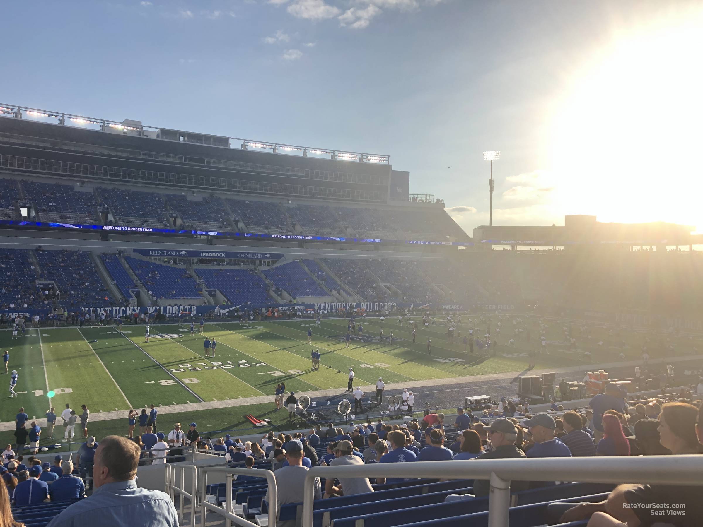 section 3, row 35 seat view  - kroger field