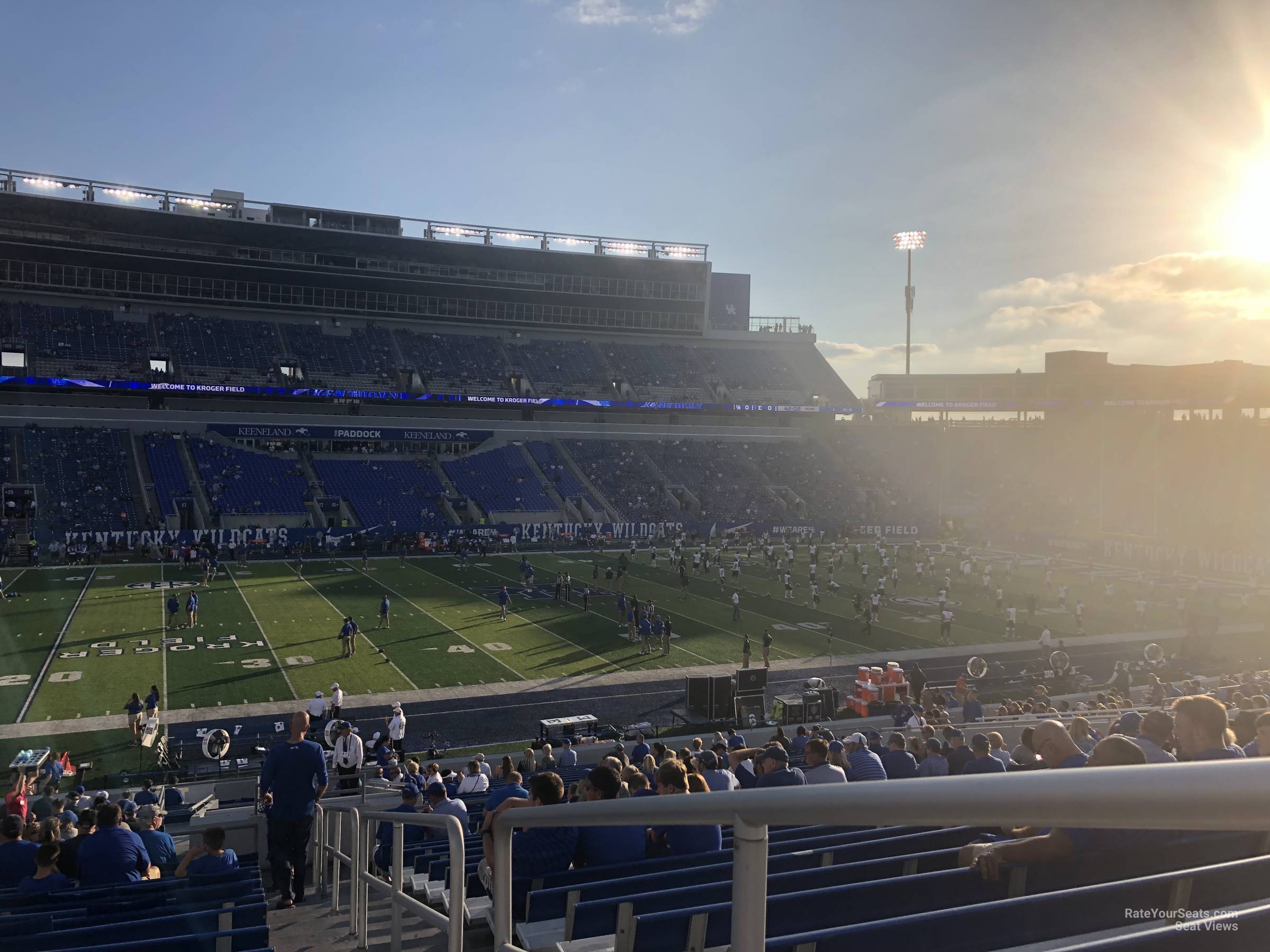section 4, row 35 seat view  - kroger field