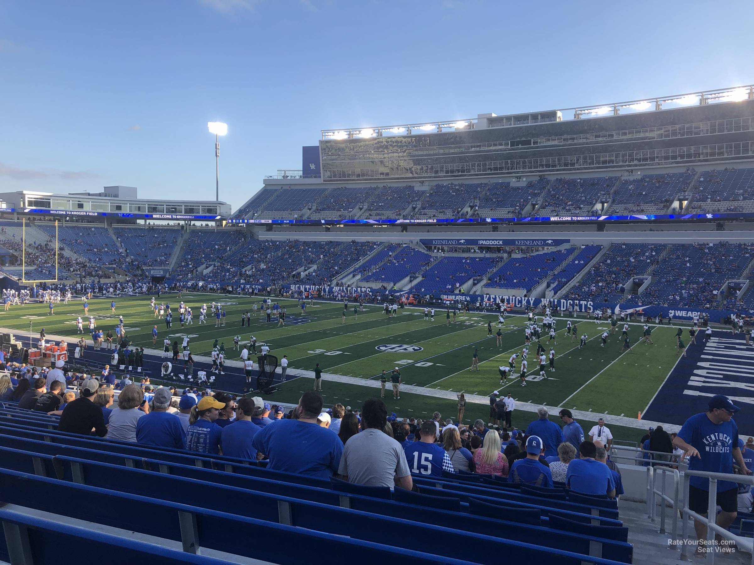 section 9, row 35 seat view  - kroger field