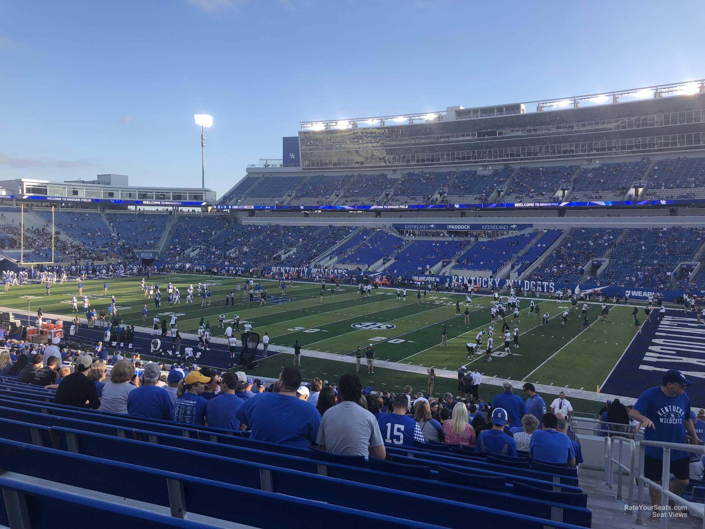 section 9, row 35 seat view  for football - kroger field