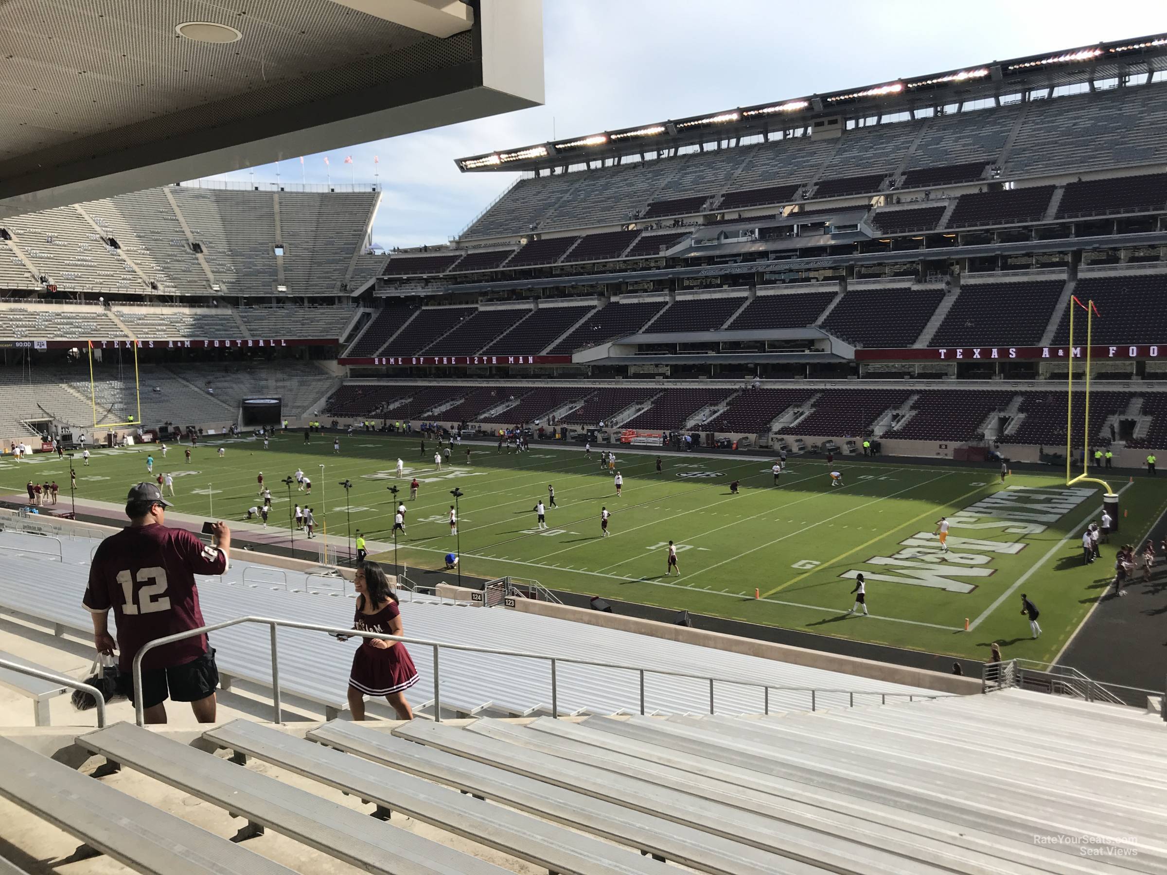 Section 122 at Kyle Field