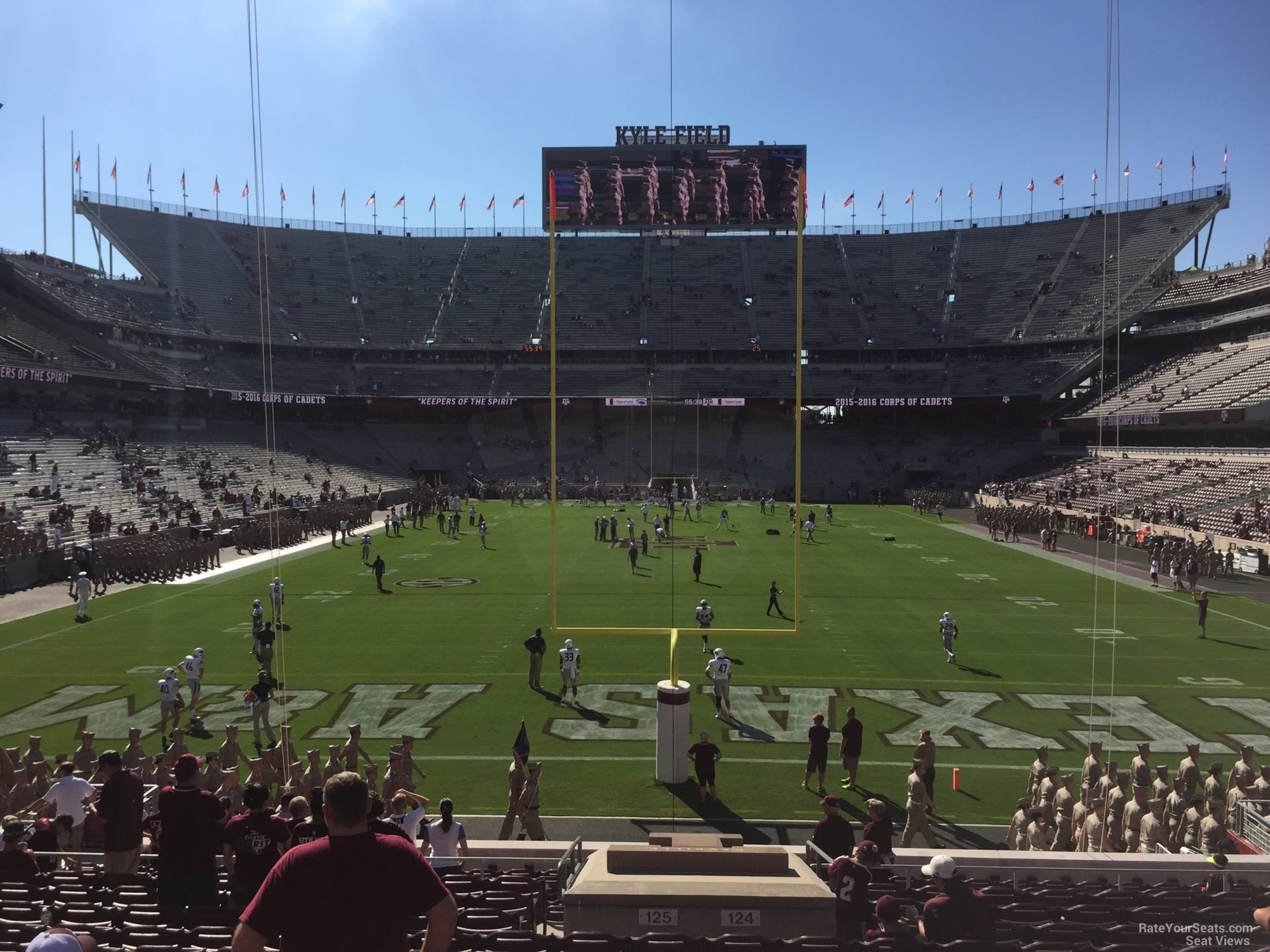 section 117, row 20 seat view  - kyle field