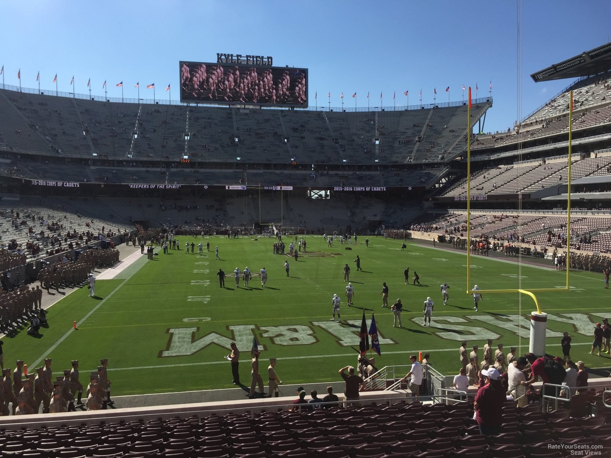section 118, row 20 seat view  - kyle field
