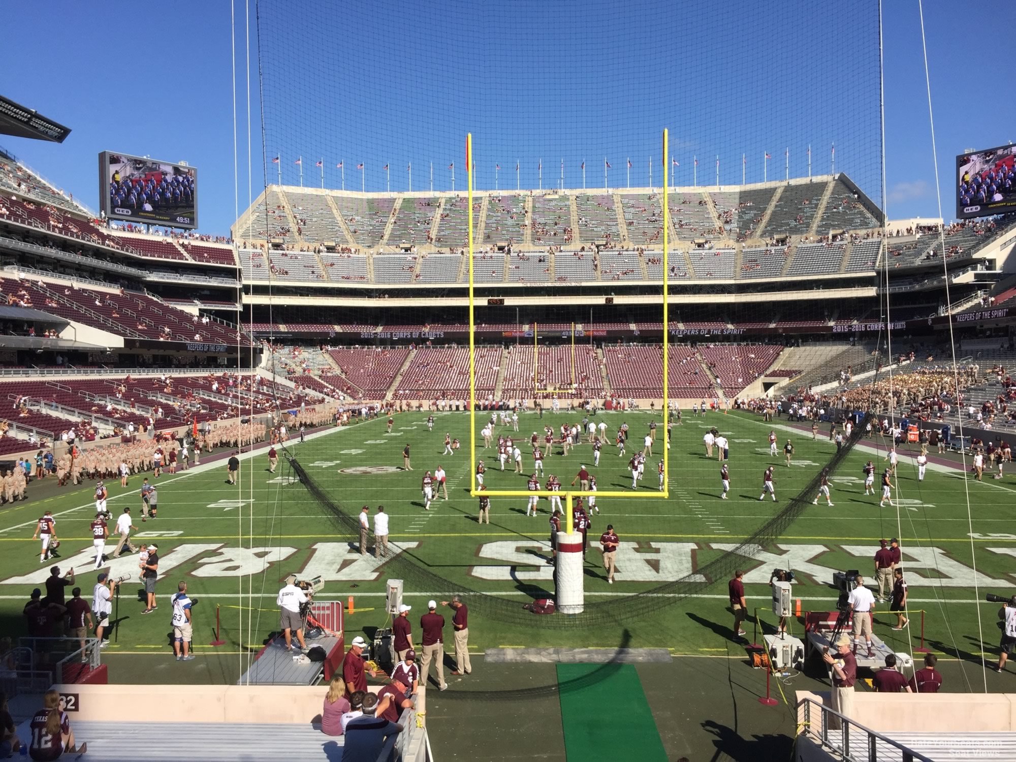 section 132, row 20 seat view  - kyle field