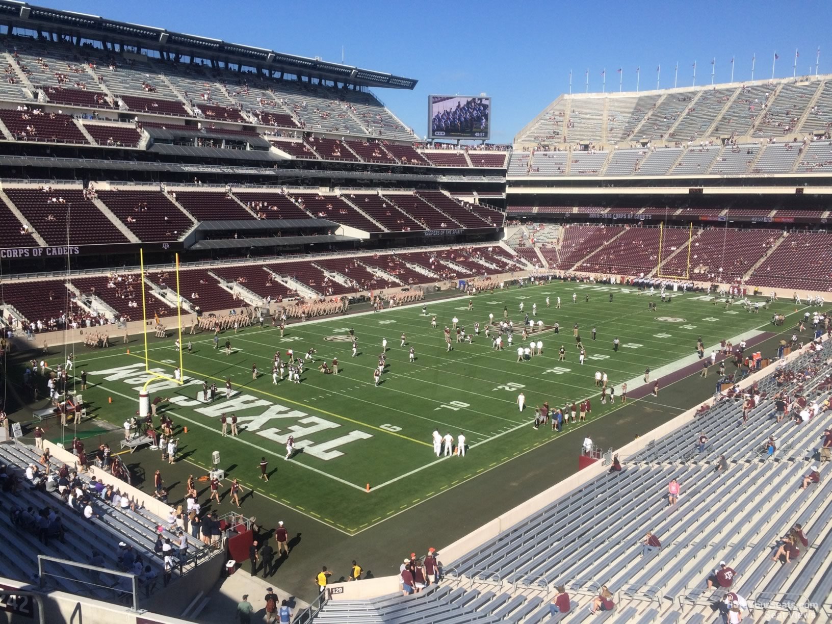 section 241, row 7 seat view  - kyle field