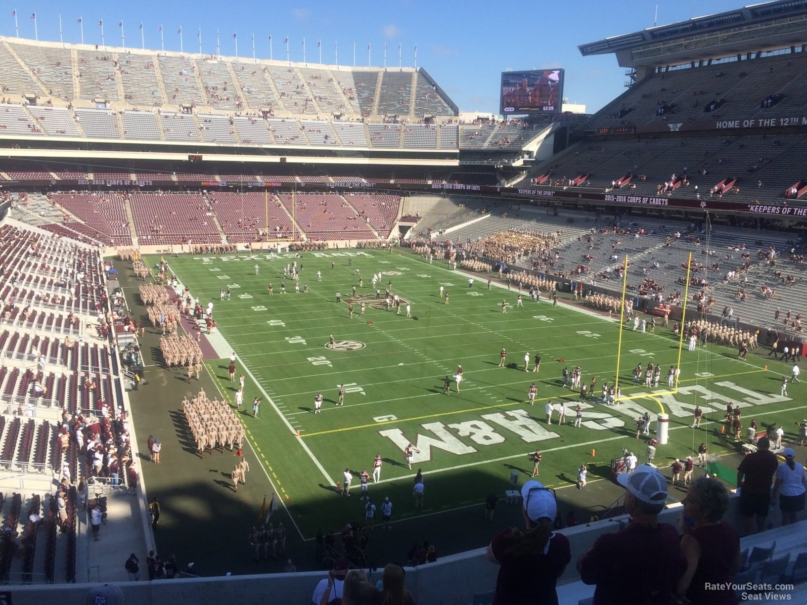 section 245, row 11 seat view  - kyle field
