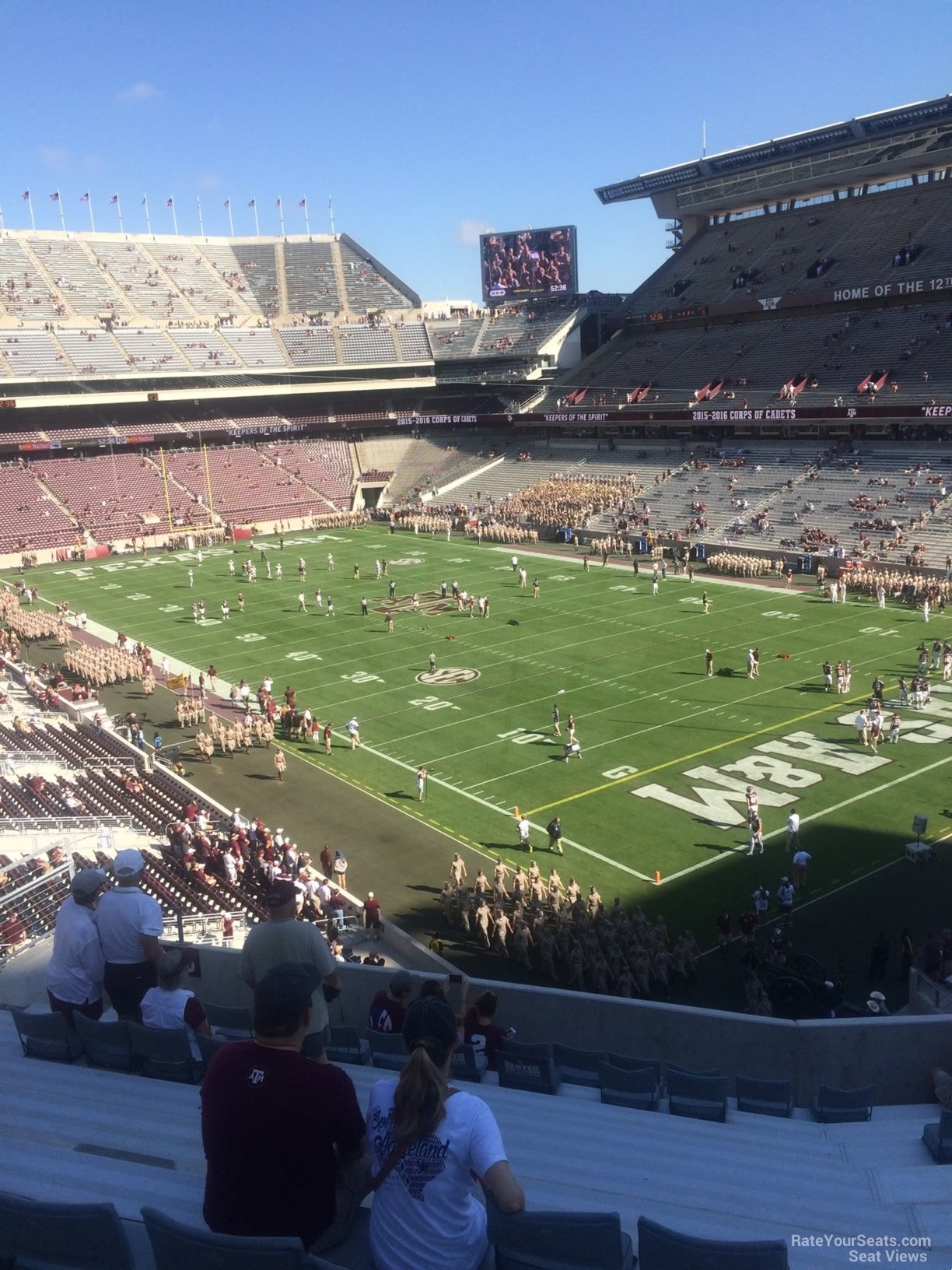 section 246, row 11 seat view  - kyle field