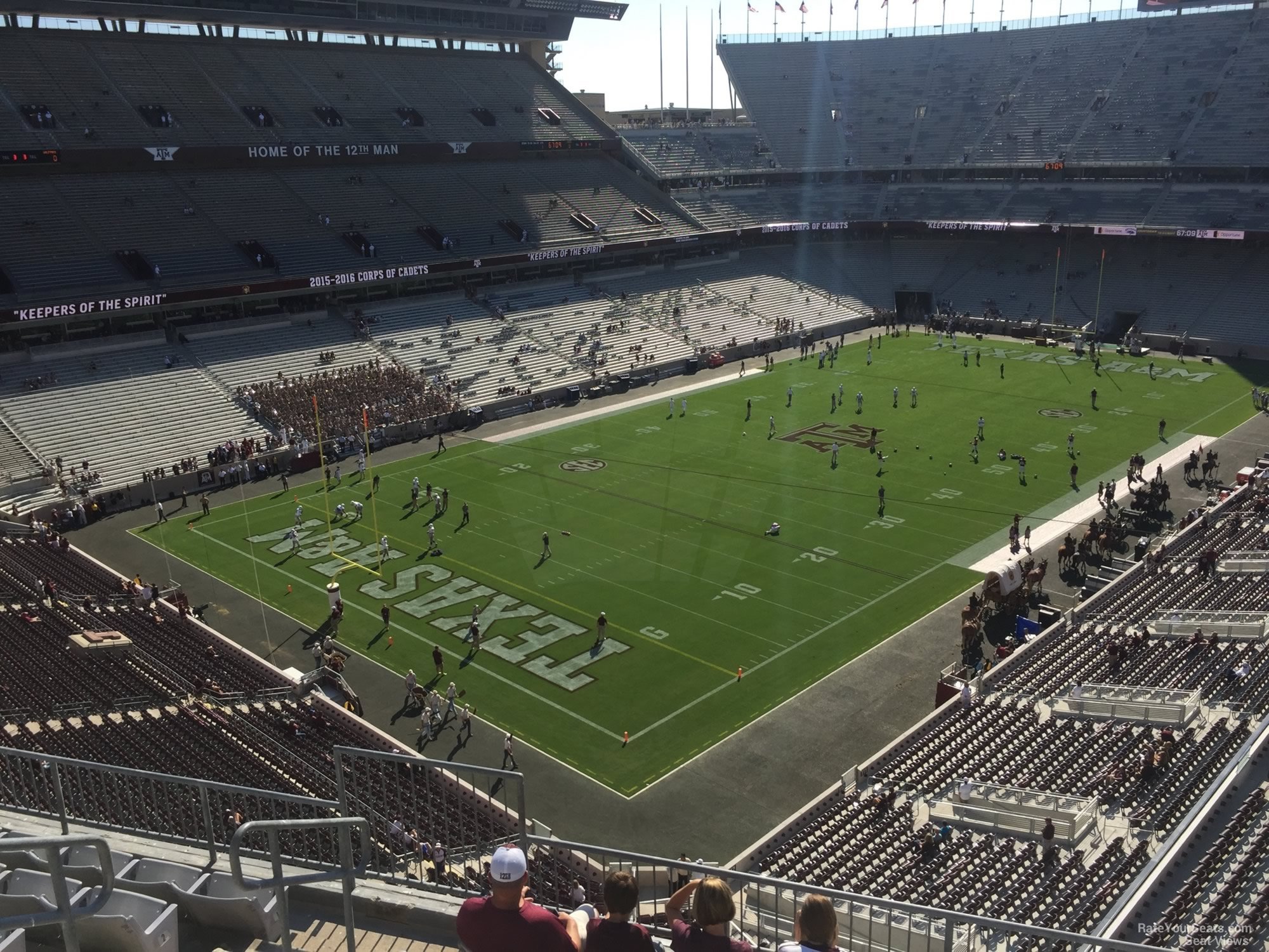 section 314, row 6 seat view  - kyle field