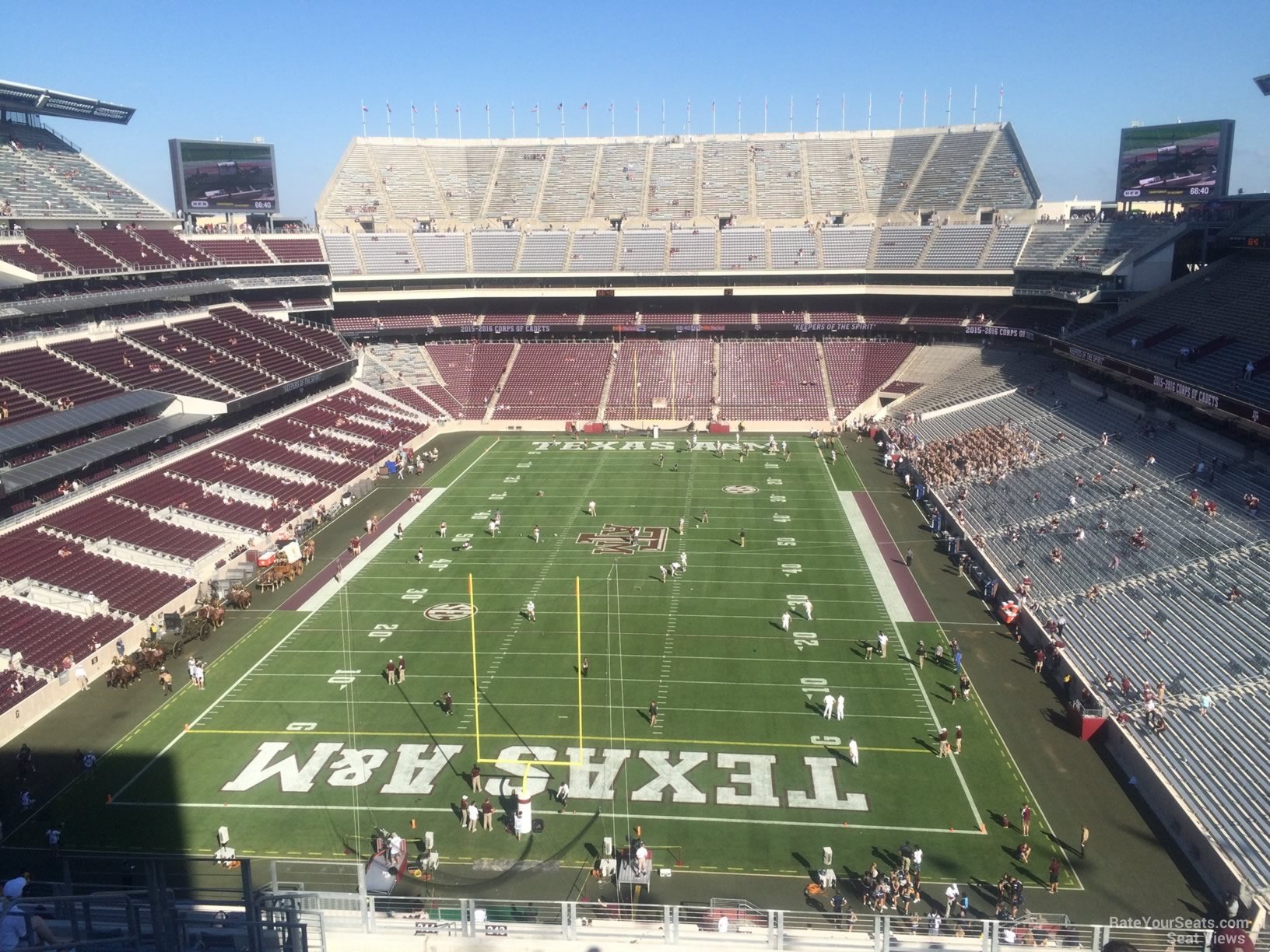 section 345, row 14 seat view  - kyle field