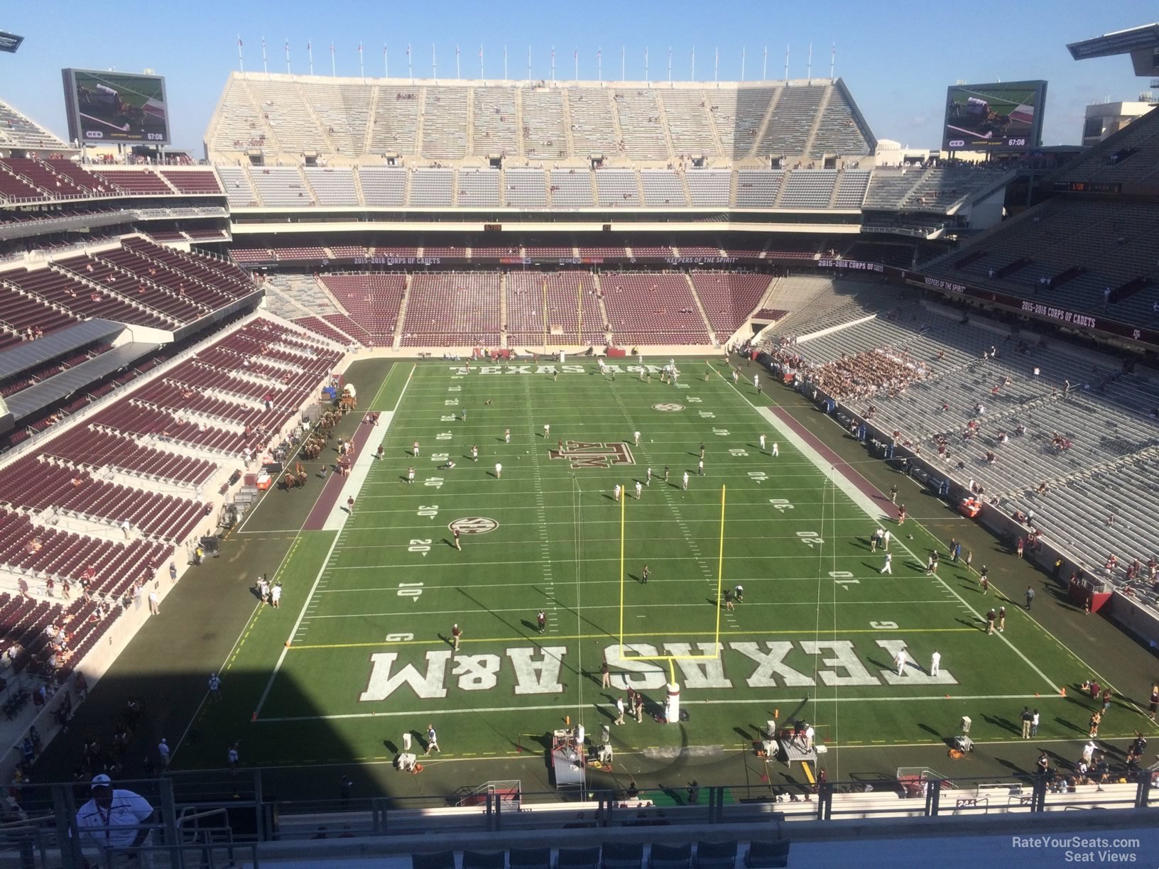 section 347, row 14 seat view  - kyle field