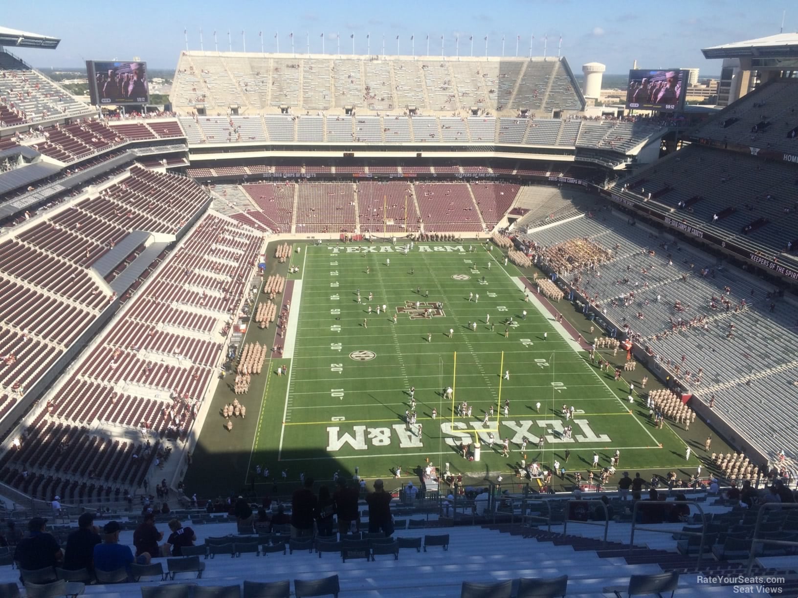 section 347, row 40 seat view  - kyle field
