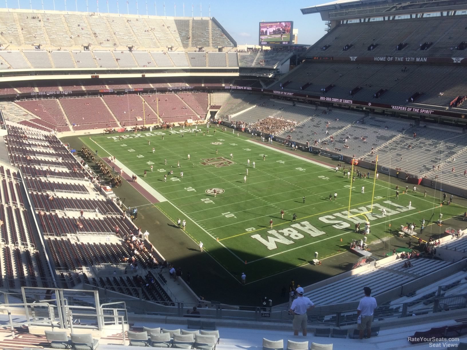section 350, row 14 seat view  - kyle field