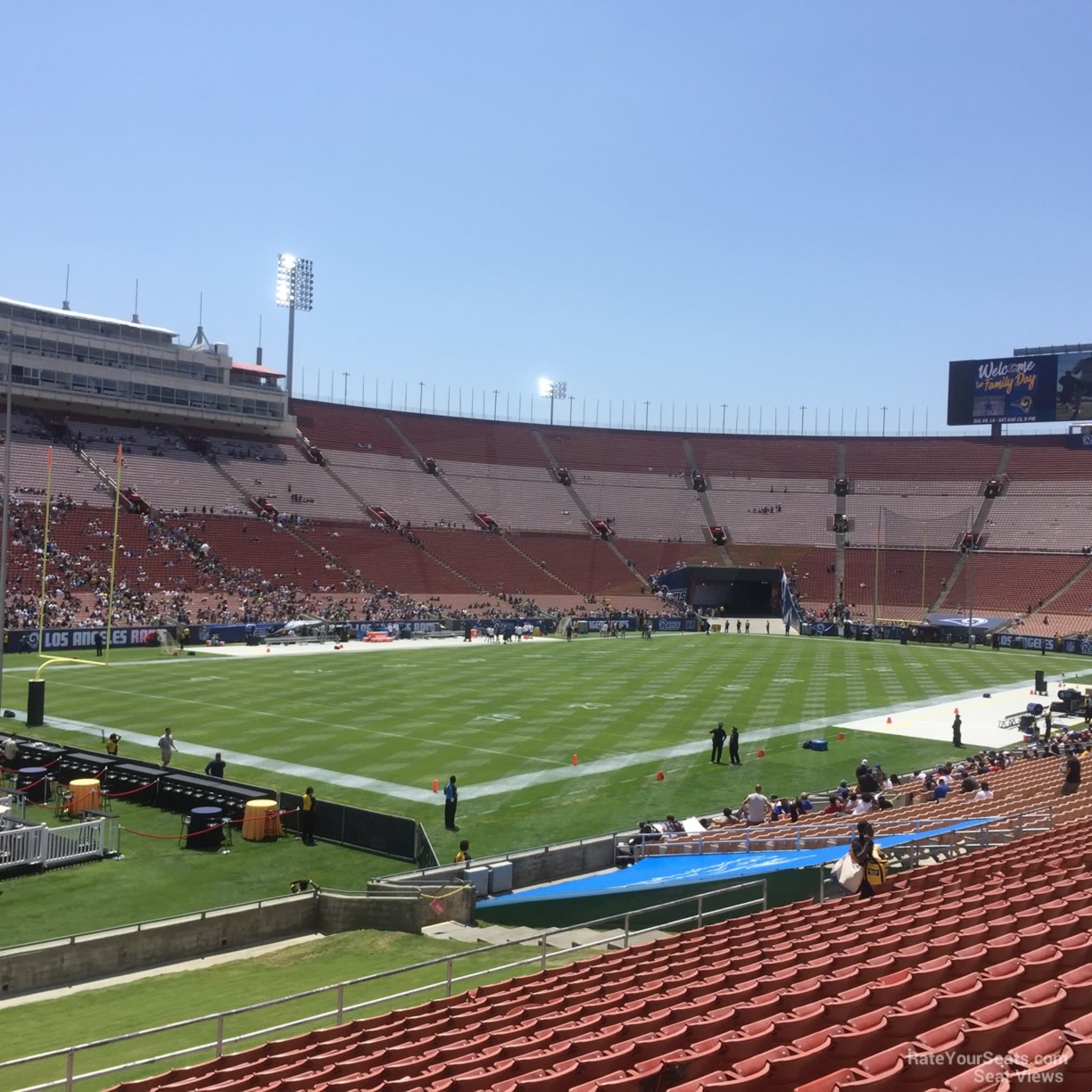 La Rams Seating Chart View