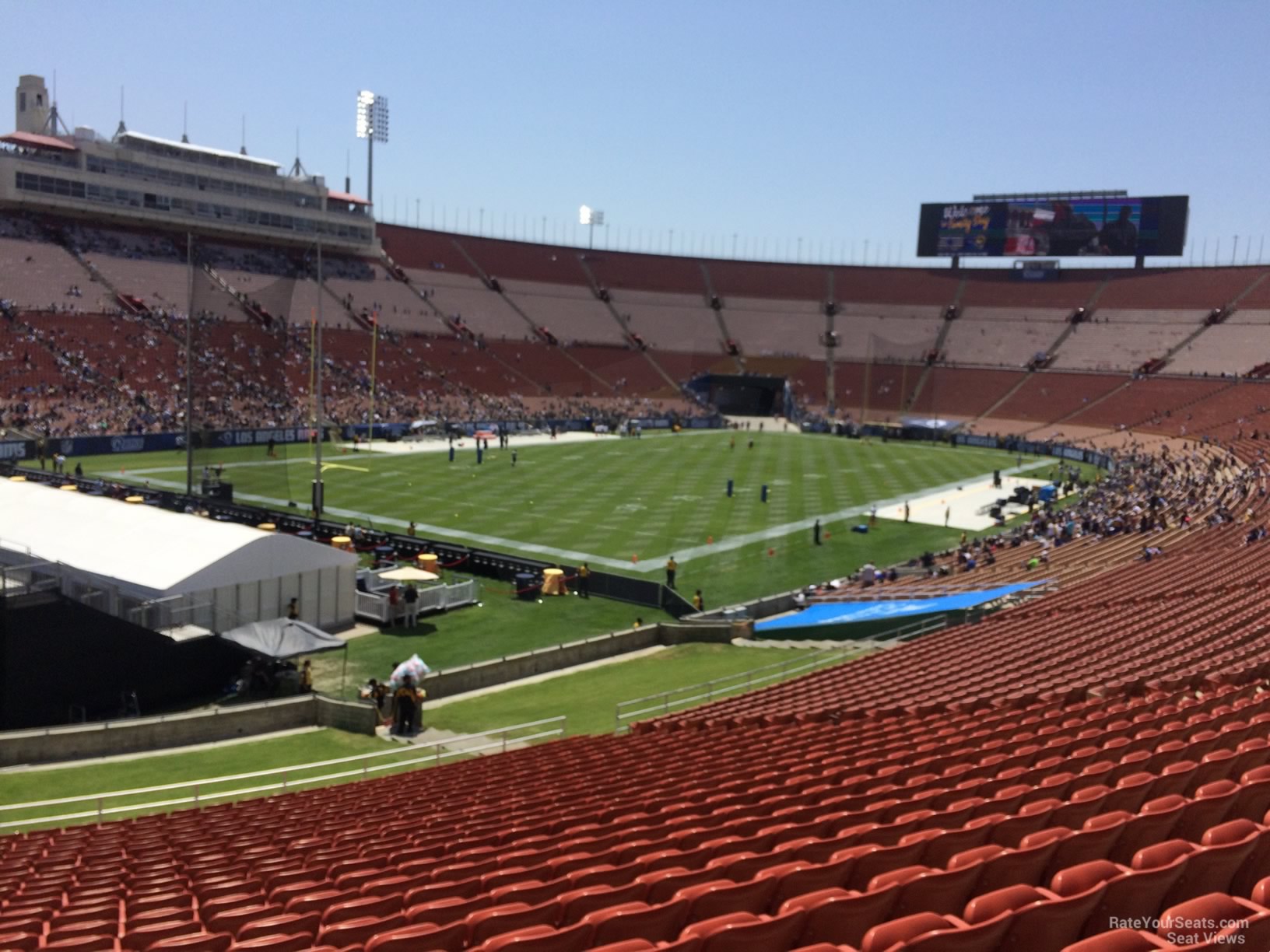 La Coliseum Seating Chart Row Numbers