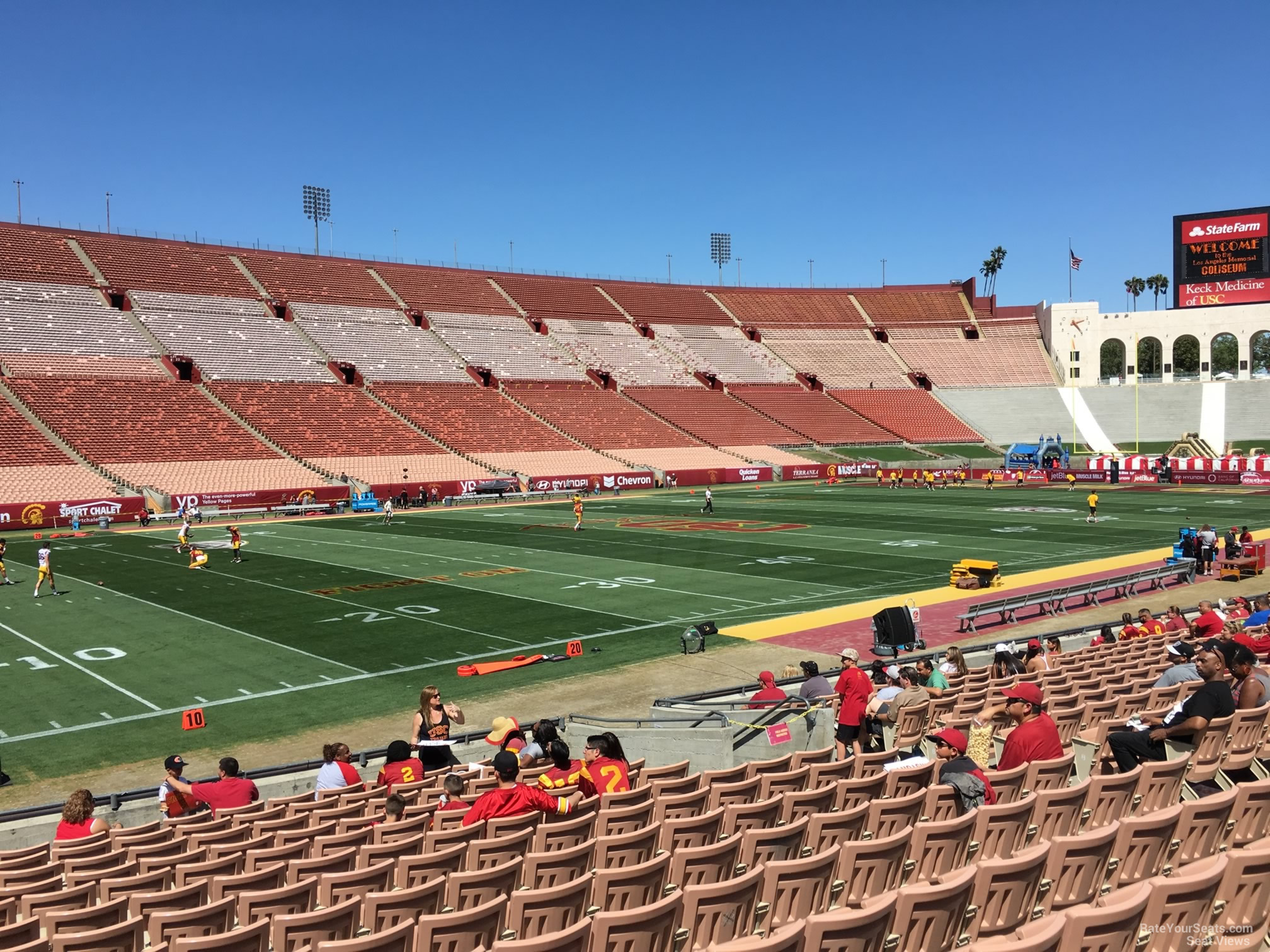 Los Angeles Coliseum Seating Chart With Seat Numbers Two Birds Home