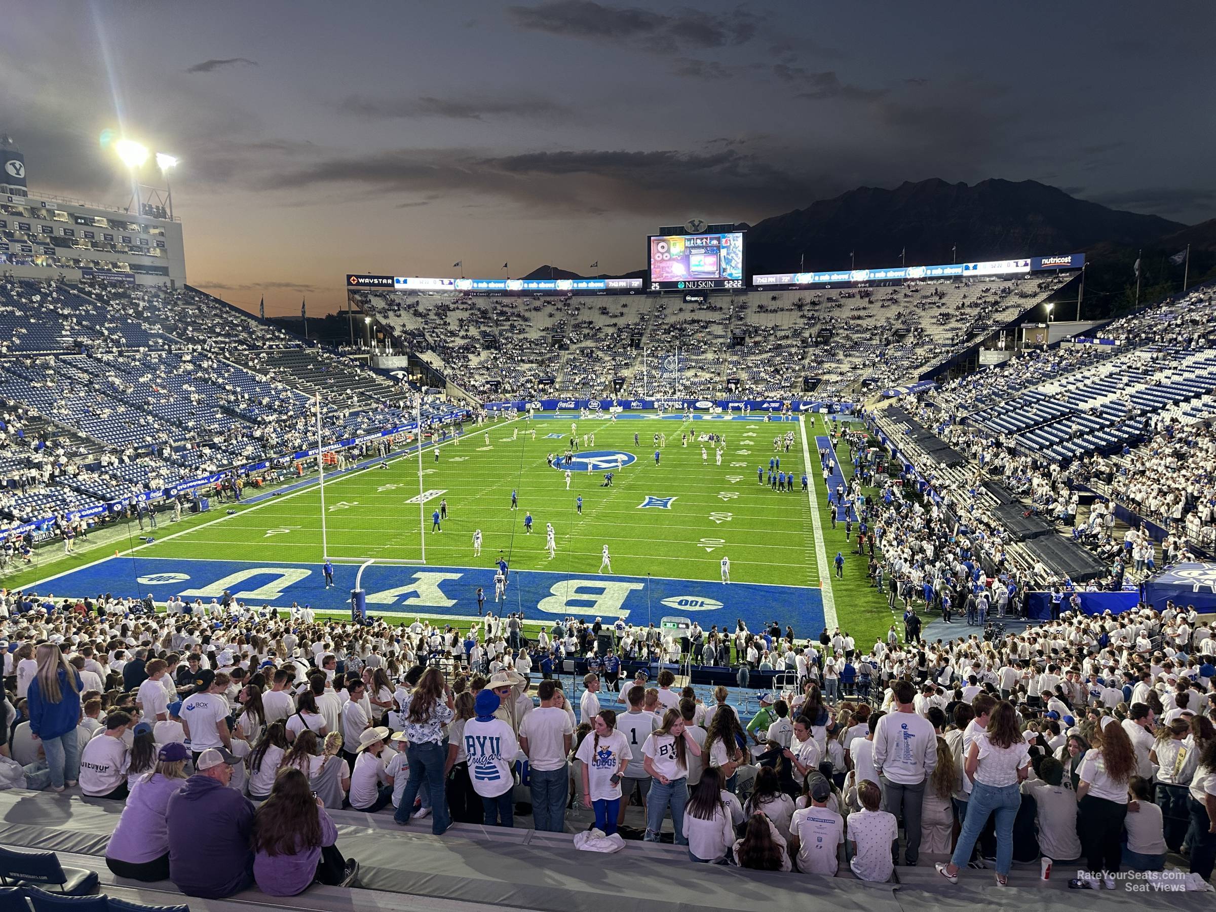section 144, row 10 seat view  - lavell edwards stadium