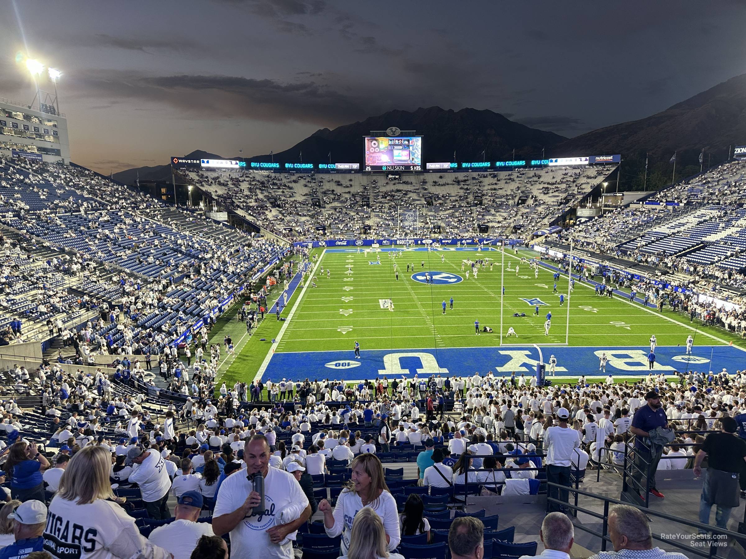 section 146, row 10 seat view - lavell edwards stadium