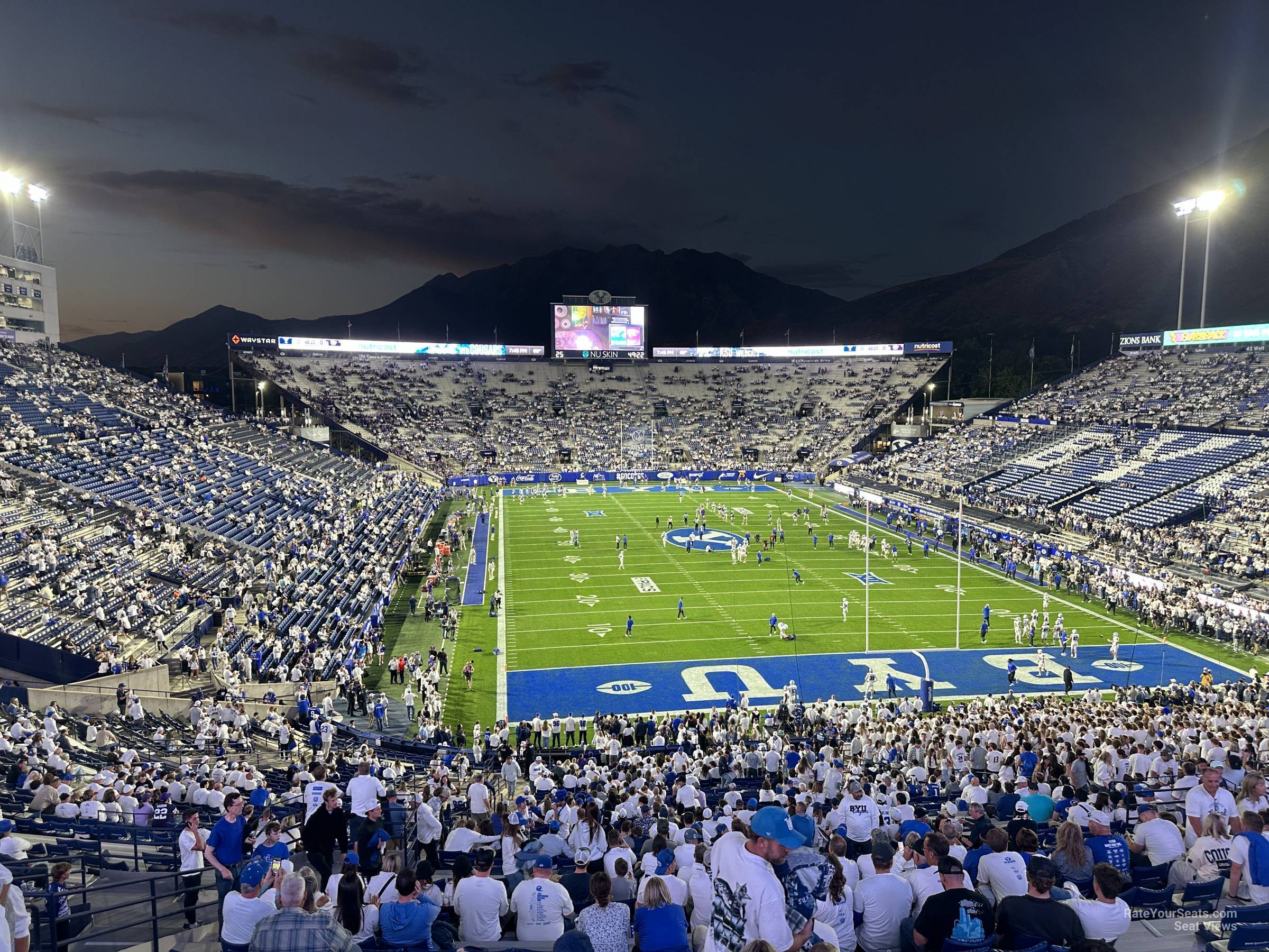 section 146, row 20 seat view - lavell edwards stadium