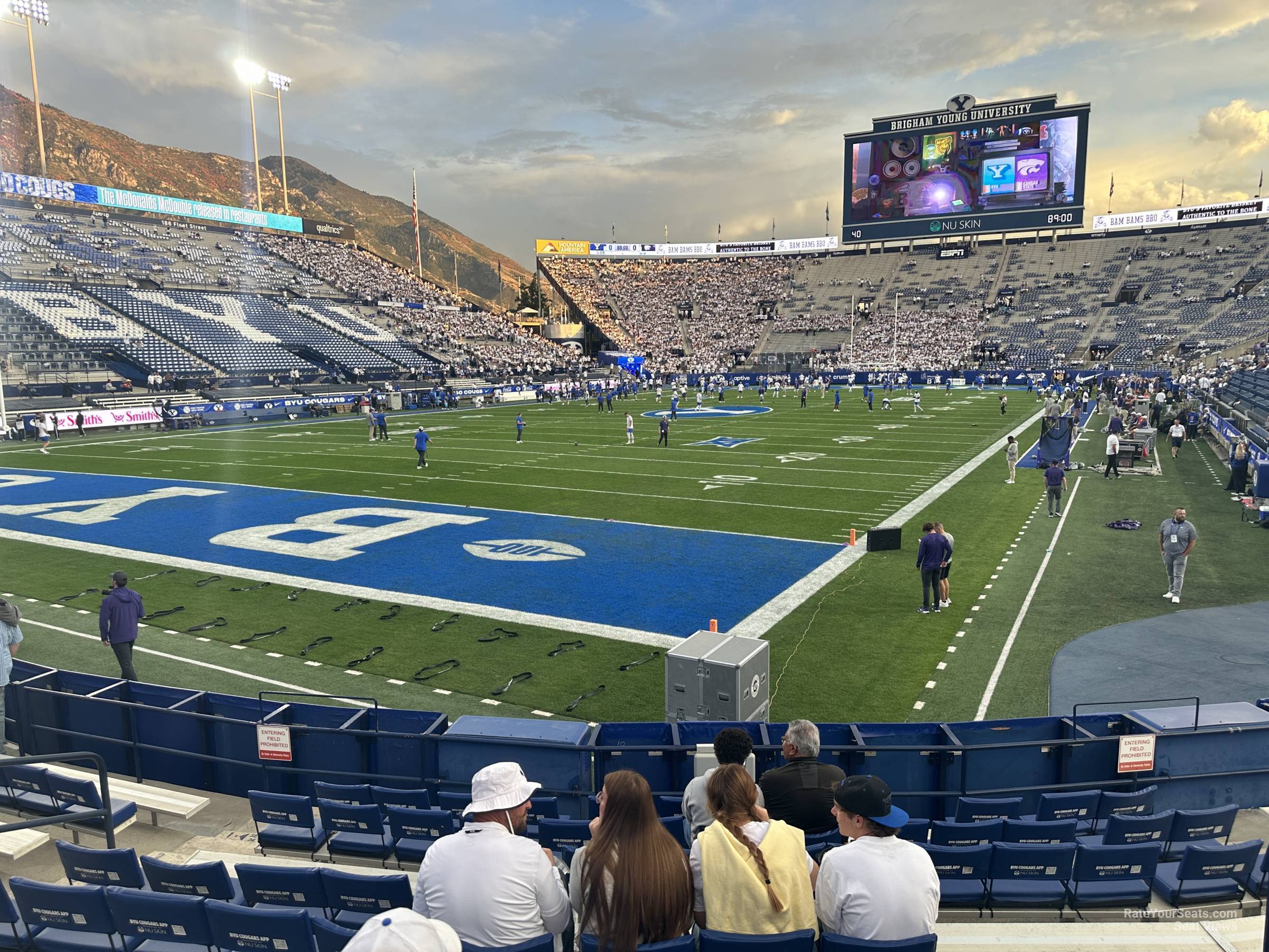 section 23, row 10 seat view  - lavell edwards stadium