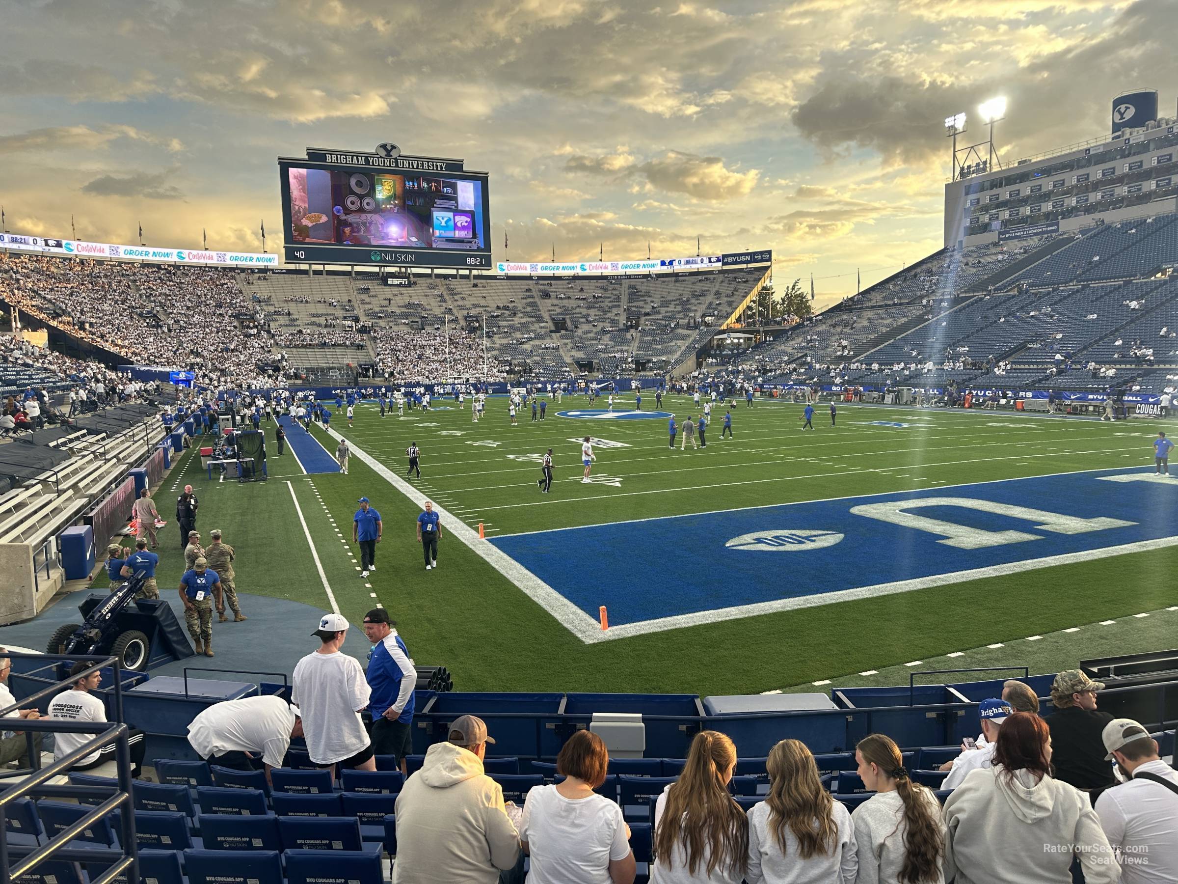 section 27, row 10 seat view  - lavell edwards stadium