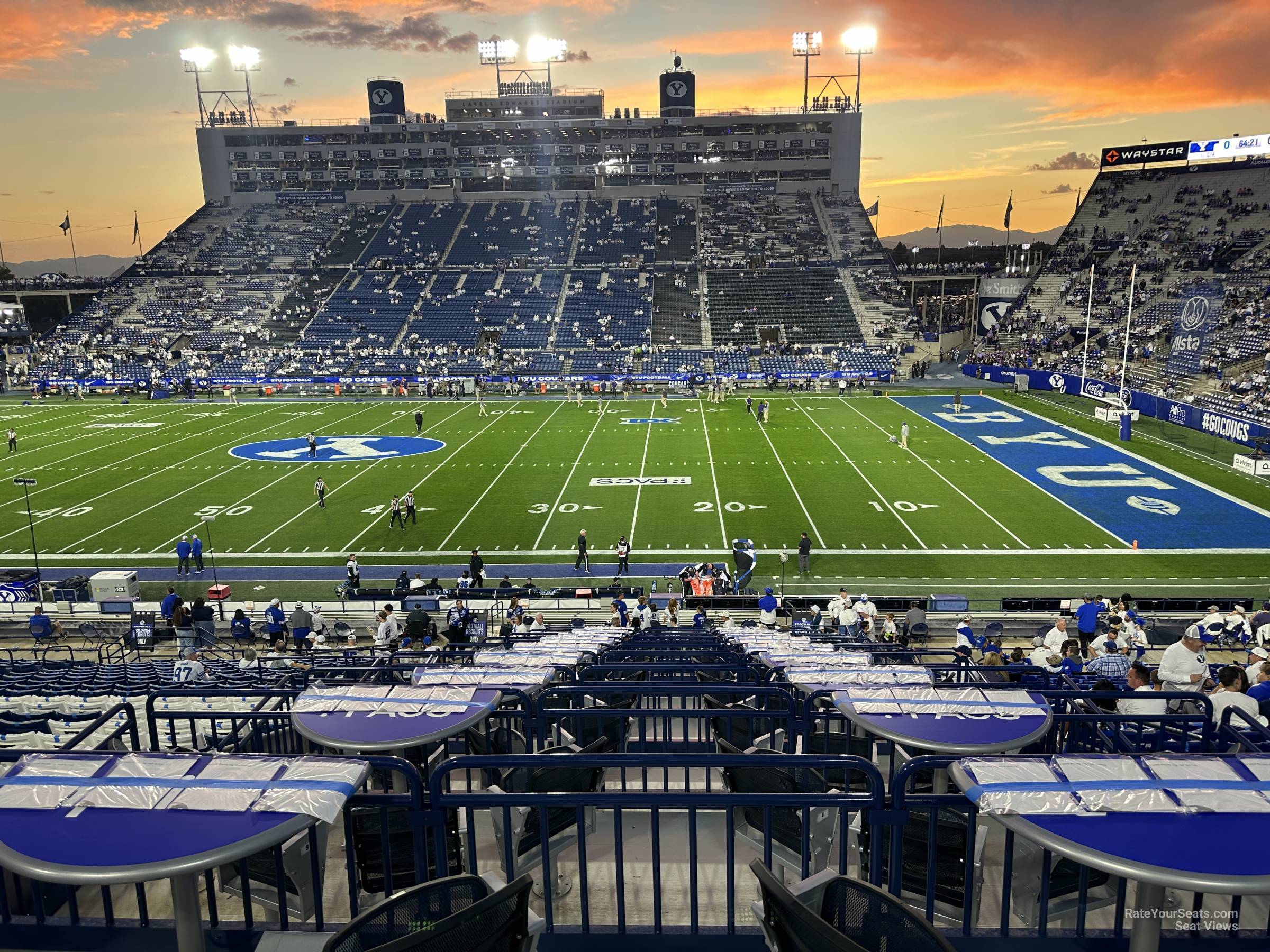 section 33a, row 38 seat view  - lavell edwards stadium