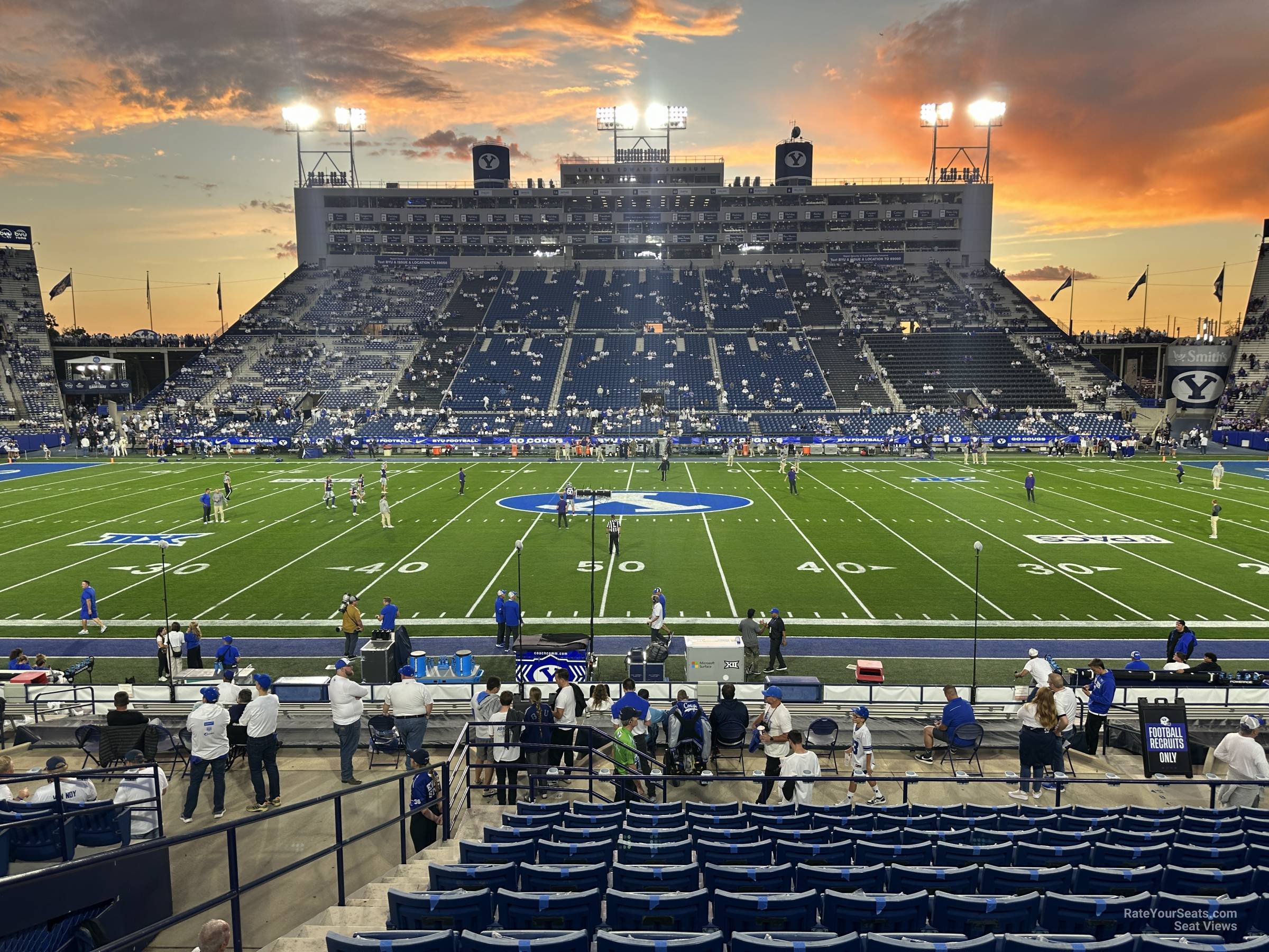 section 34, row 20 seat view  - lavell edwards stadium