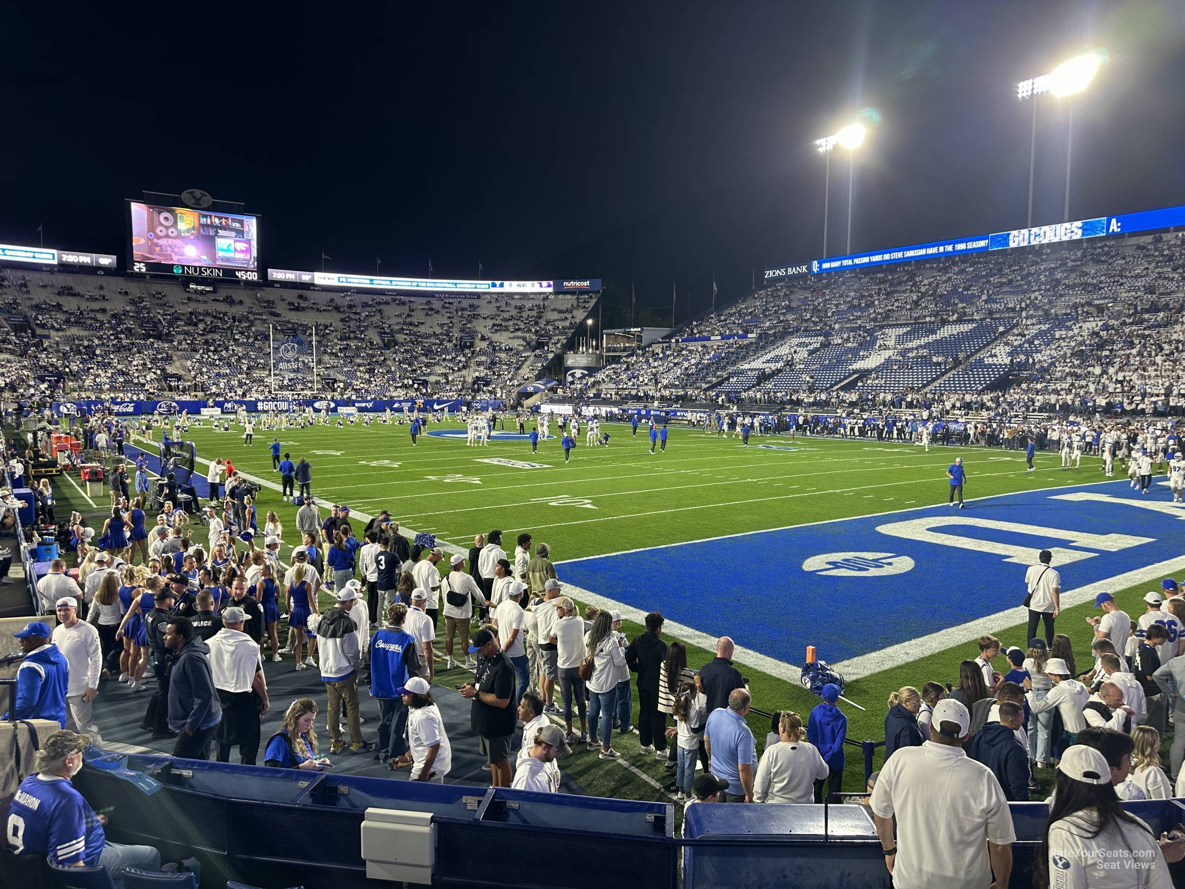 section 48, row 10 seat view  - lavell edwards stadium