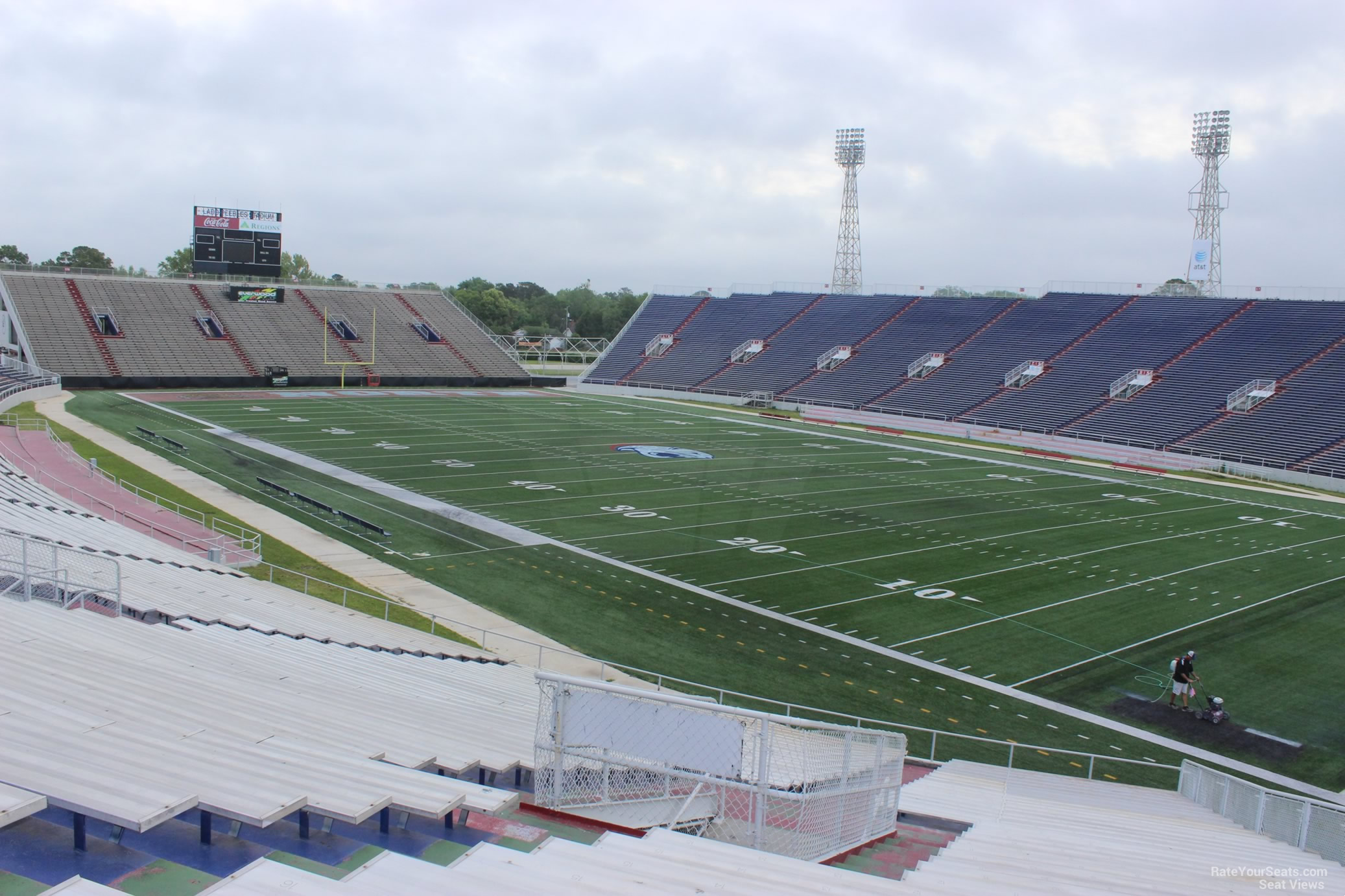 section a, row 36 seat view  - ladd peebles stadium